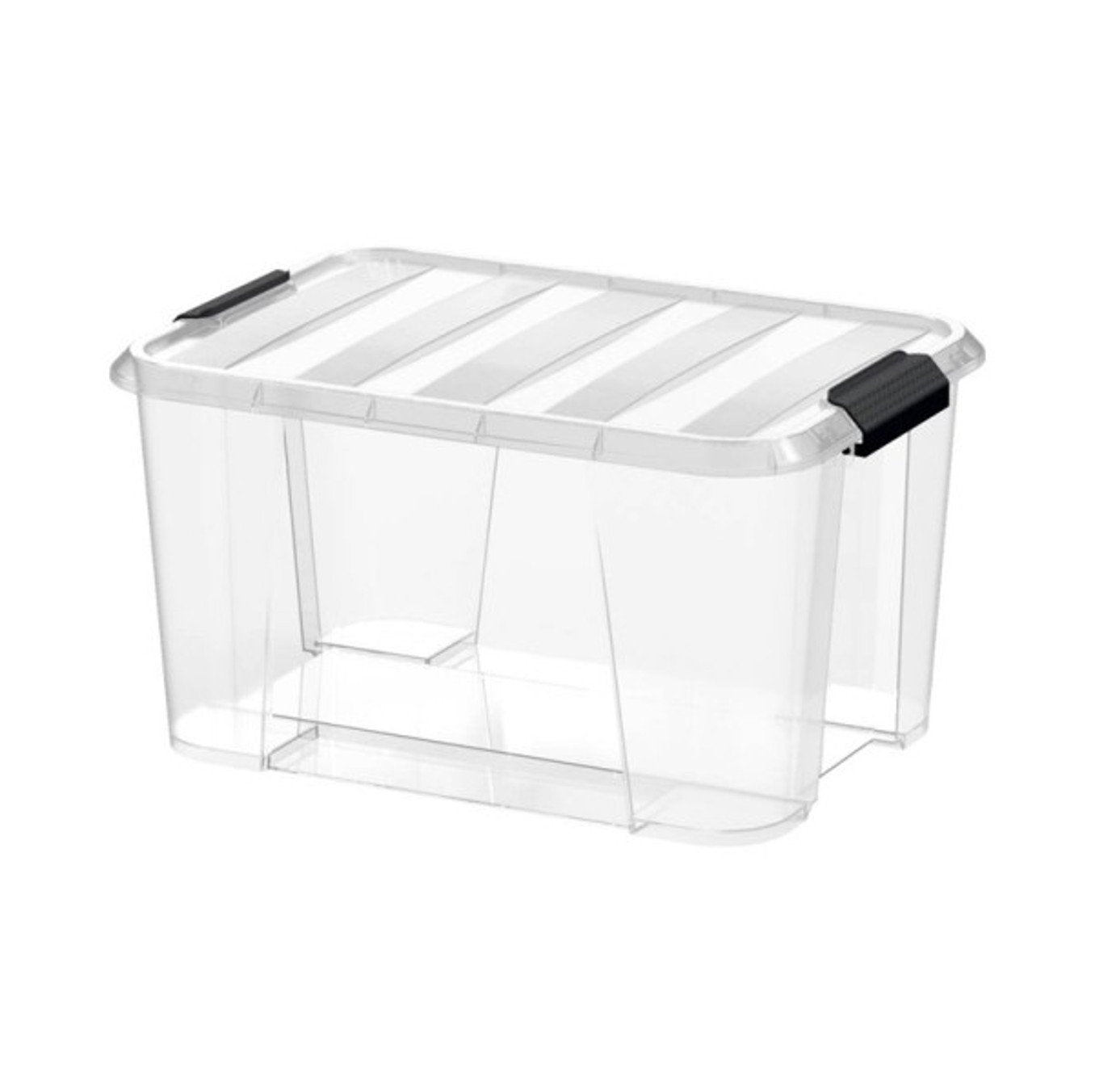 Stokomani Maison boîte rangement 6L clips compacte
