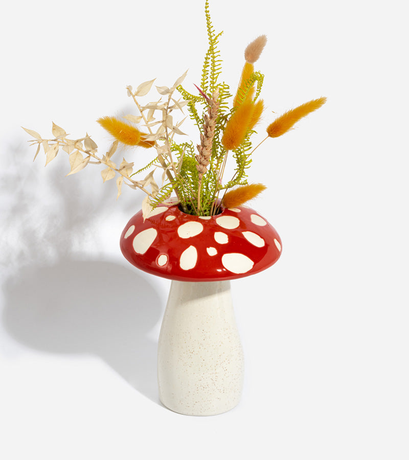 L'avant gardiste Vase Champignon Petit vase céramique champignon