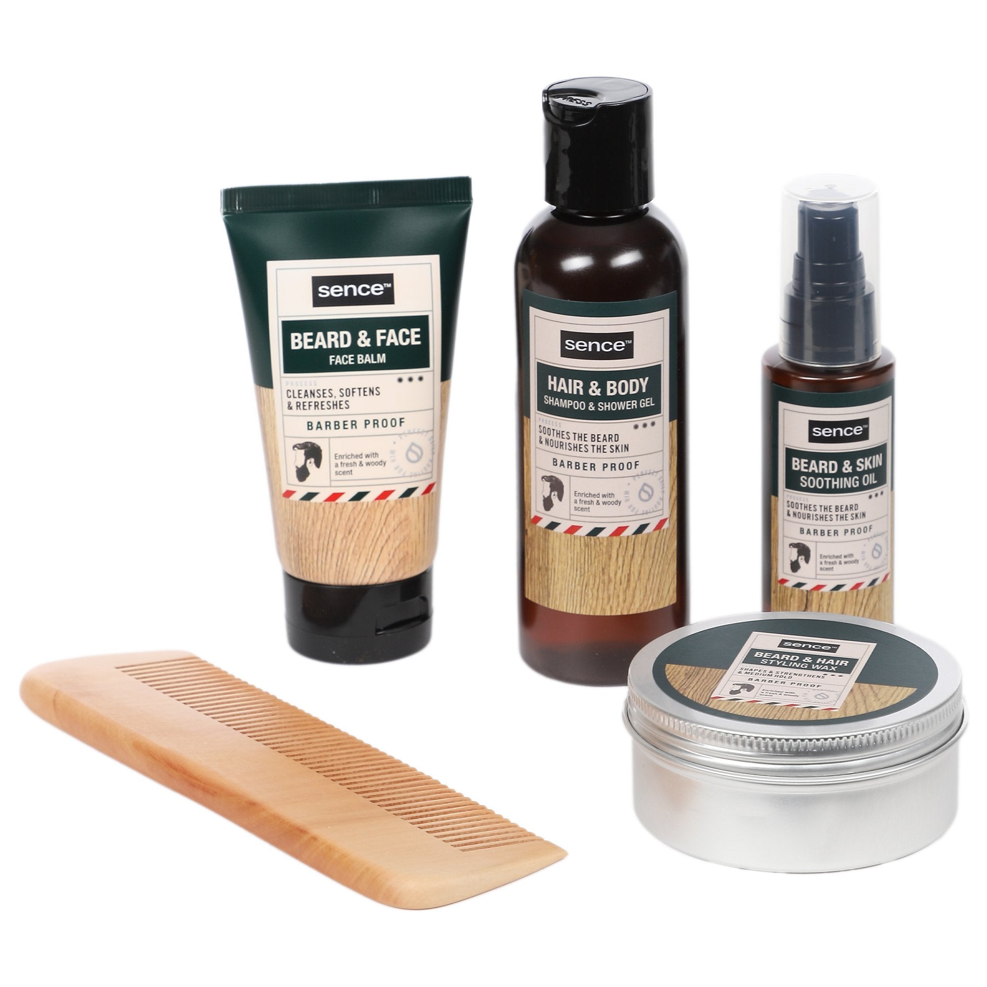 Sence coffret soin homme 5 pièces barbe et douche