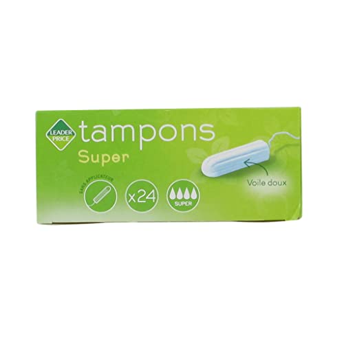 Leader Price Tampons super x24 protections hygiéniques