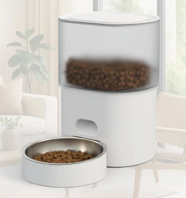 Food One Distributeur Croquettes Automatique 3 L Inox