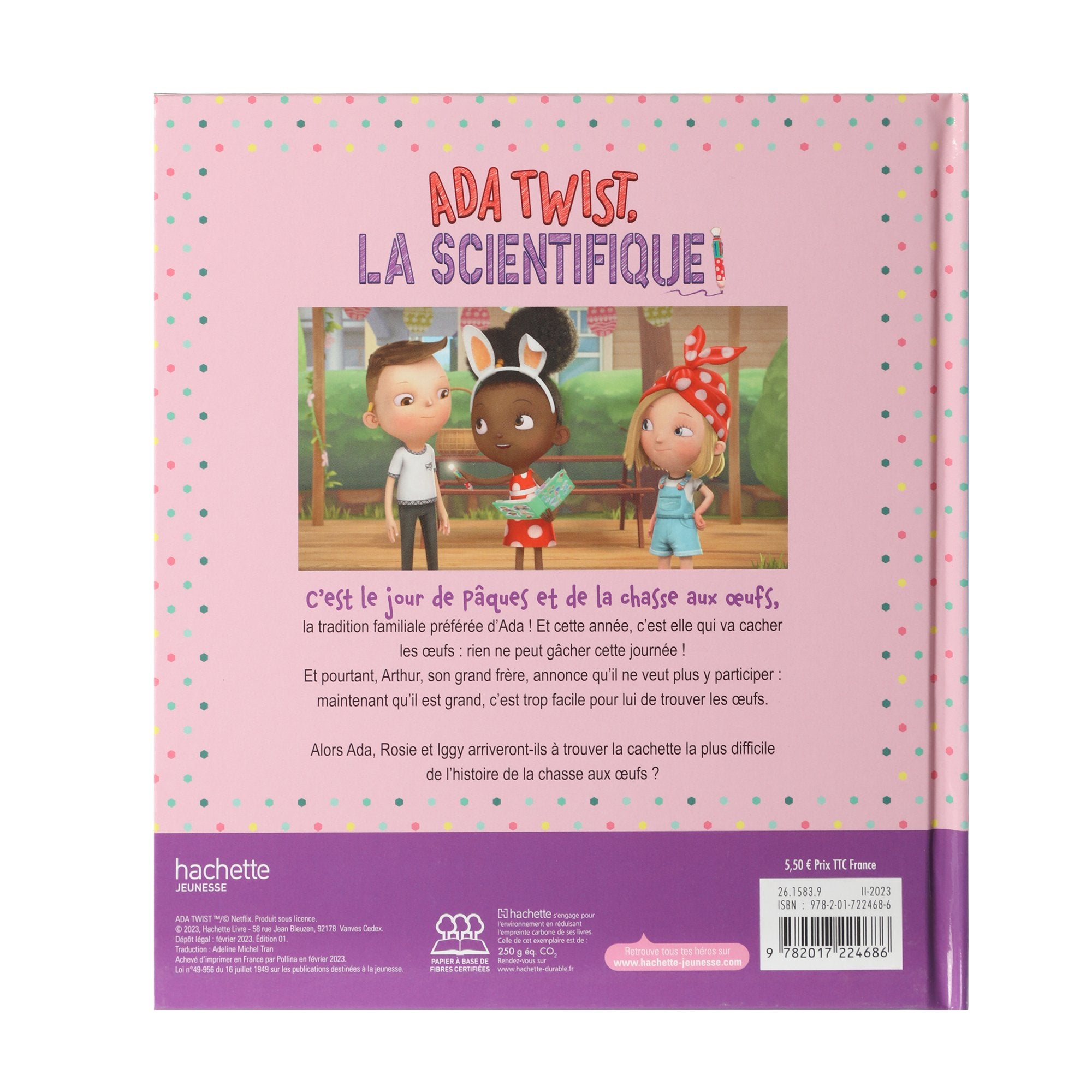 Ada Twist La Chasse aux Oeufs livre enfant Pâques