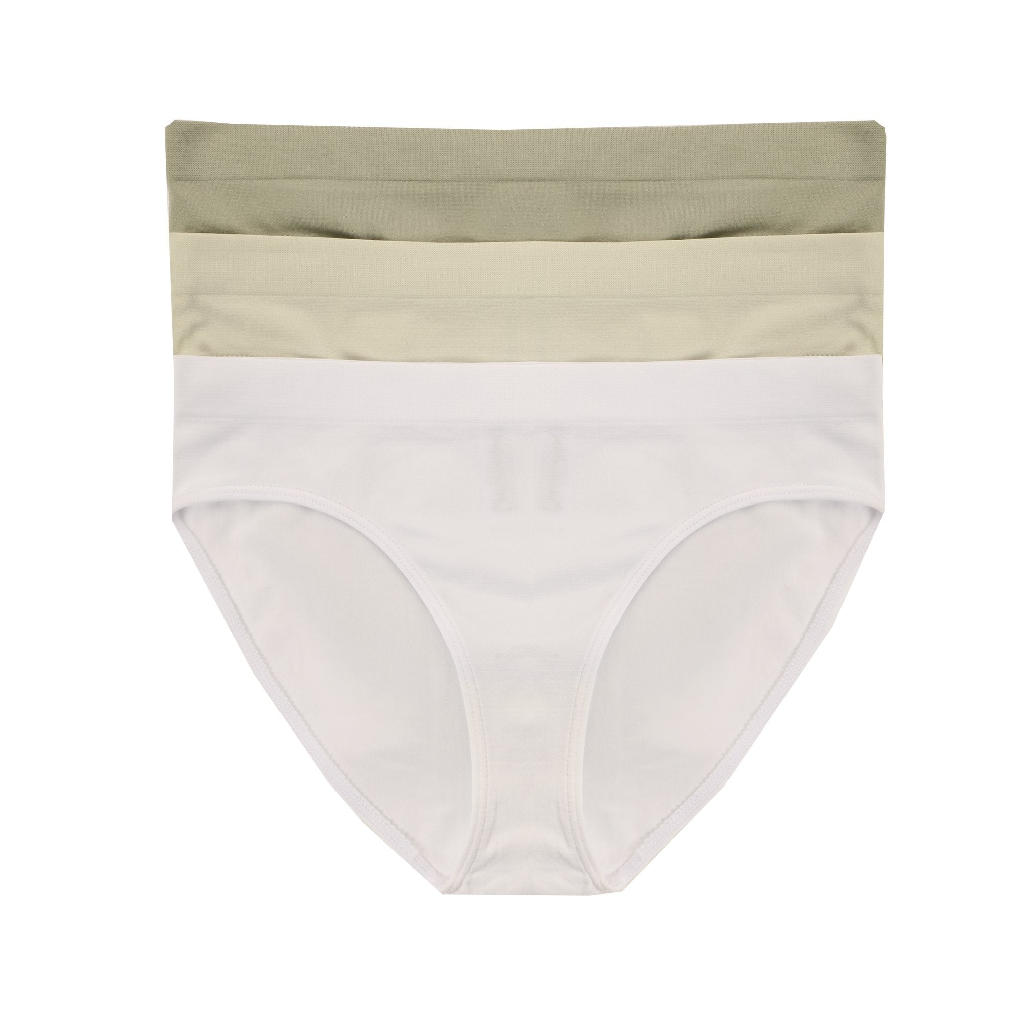 Lot de 3 slips kaki coton taille S/M