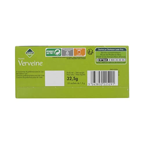 Leader Price Petit-déjeuner Infusion verveine 32g