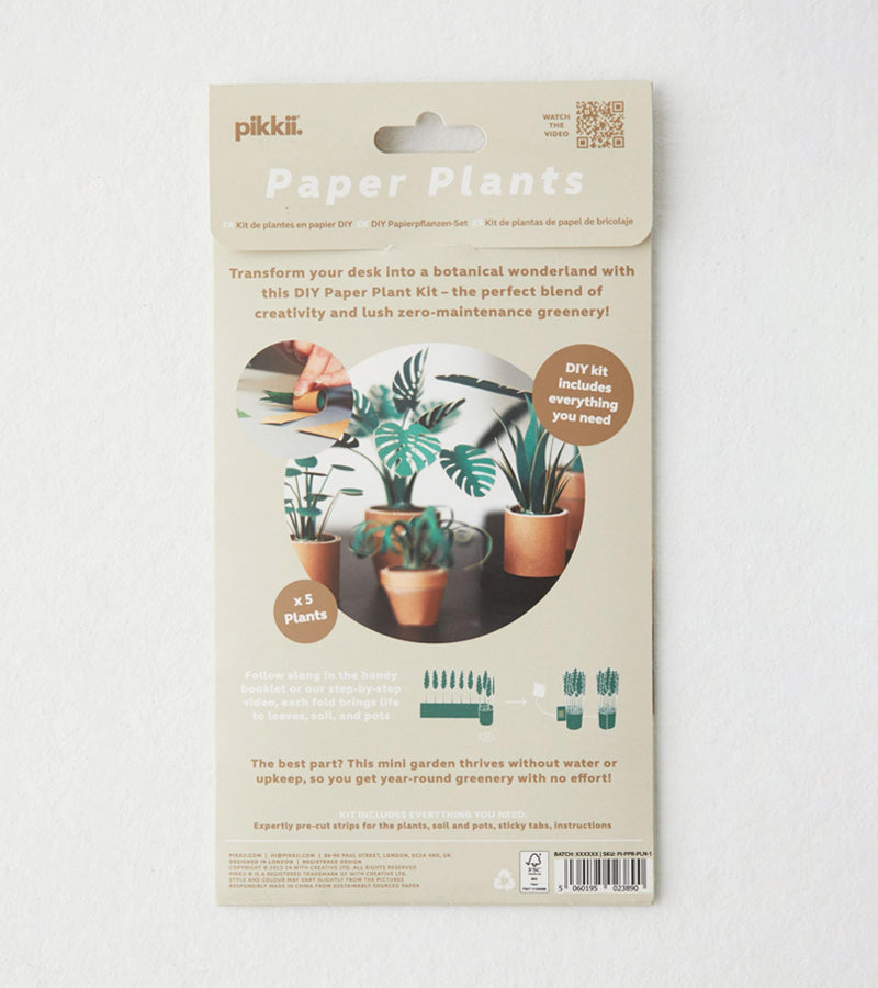 L'avant gardiste Plantes en papier DIY jungle sans arrosage