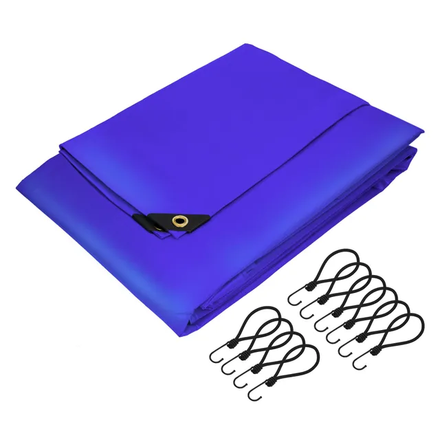 ECD Germany Garten bâche bleue 4x5 m 650 g/m²