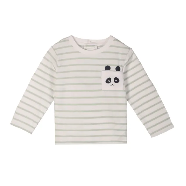 Stokomani Mode tee-shirt bébé manches longues blanc 6 mois