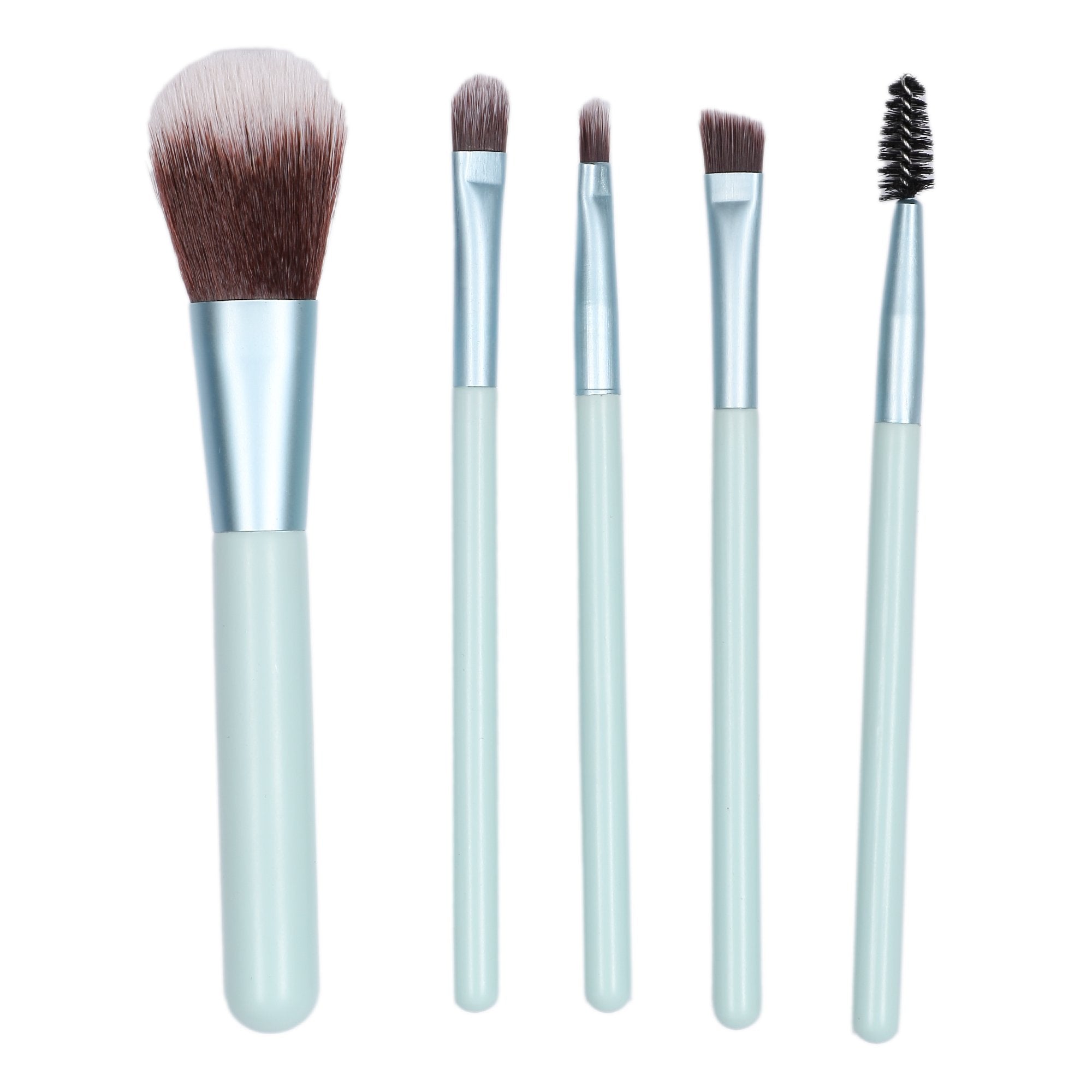 Stokomani Coffret 5 pinceaux de maquillage + étuis