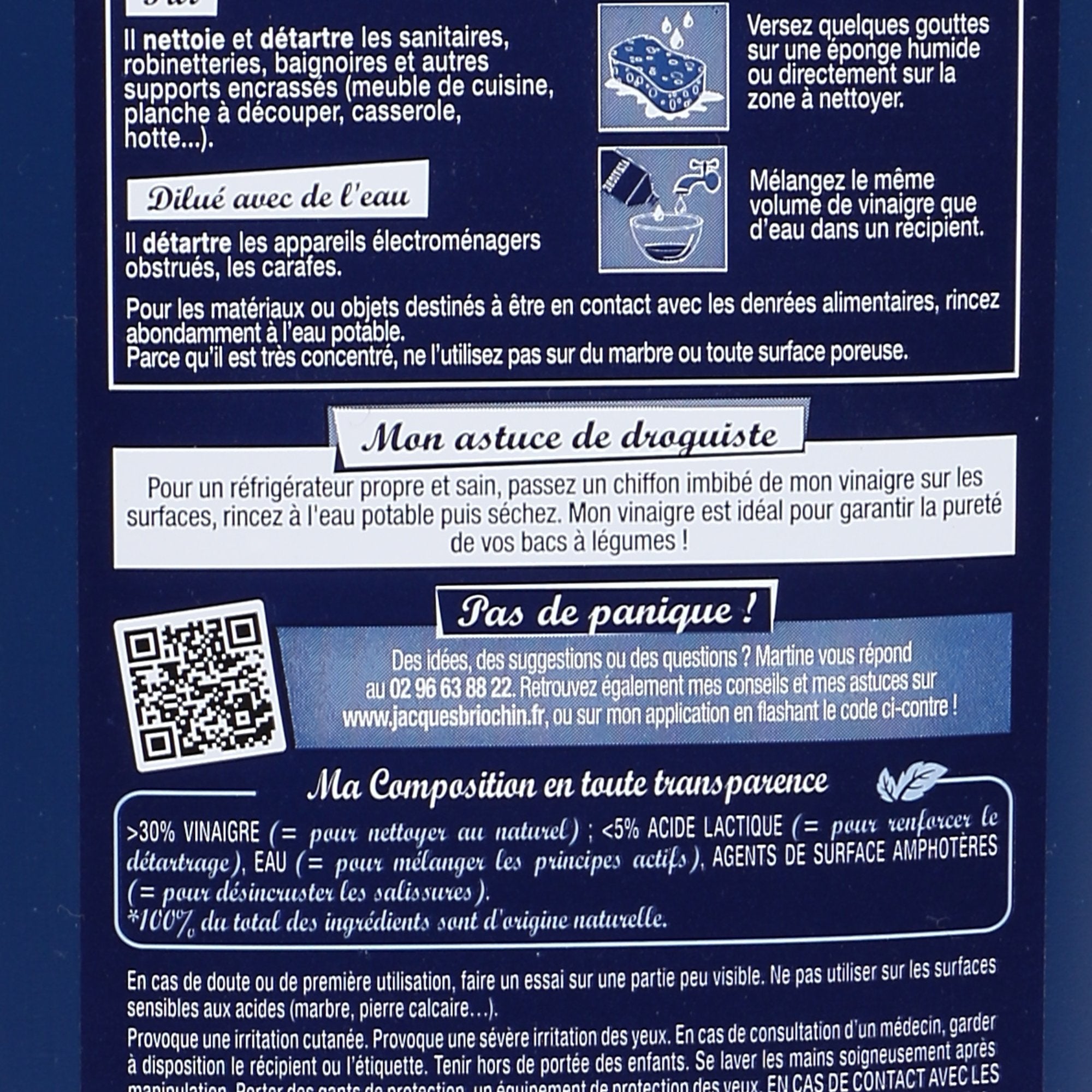 Stokomani Maison Vinaigre ménager concentré Ecocert +33% gratuit