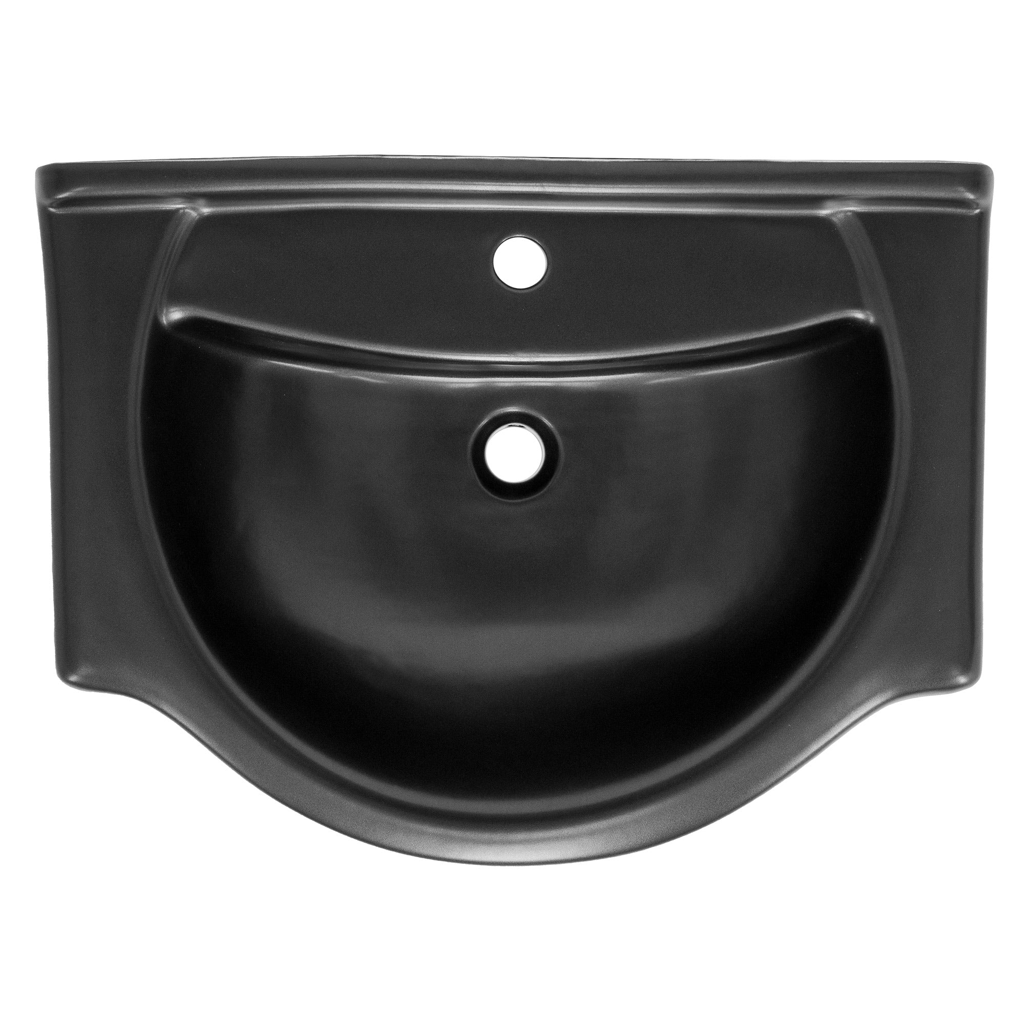 ECD Germany Sanitär lavabo noir 67,5x51,5 cm céramique