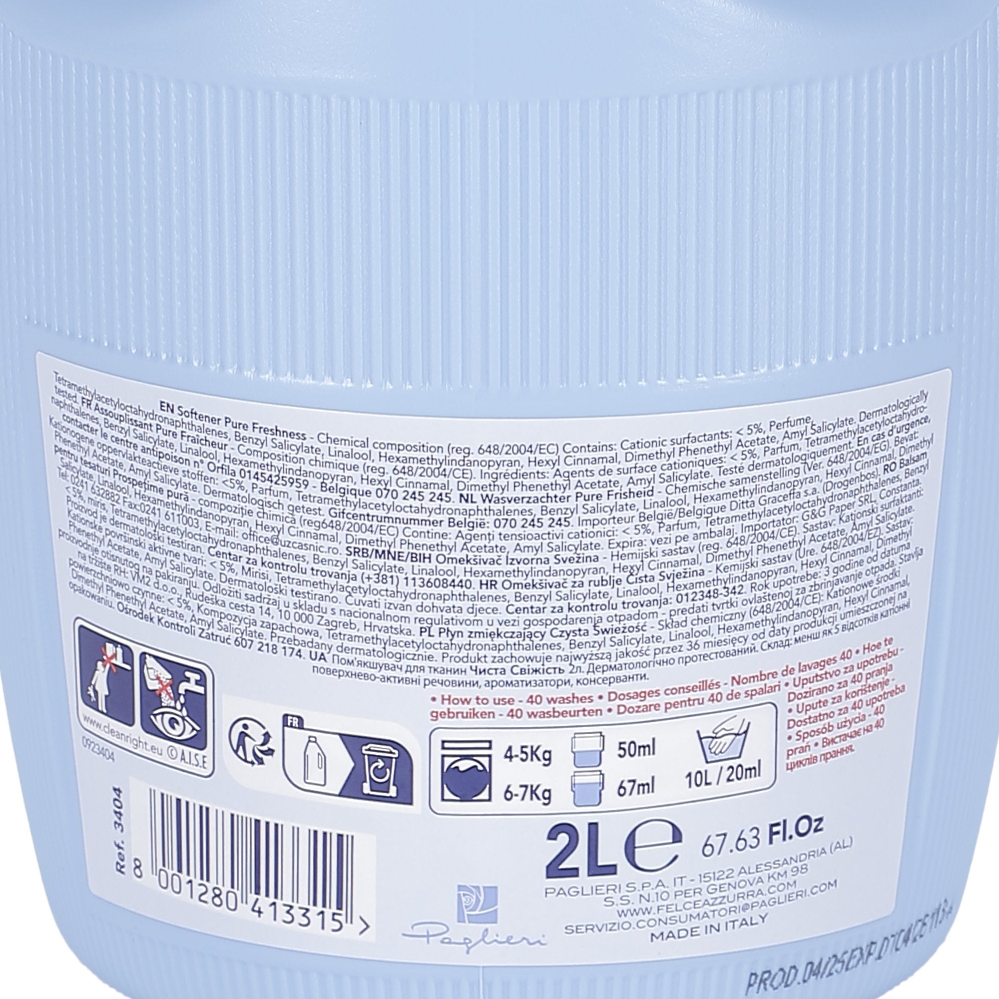 Stokomani Maison adoucissant pure fraîcheur 40 doses