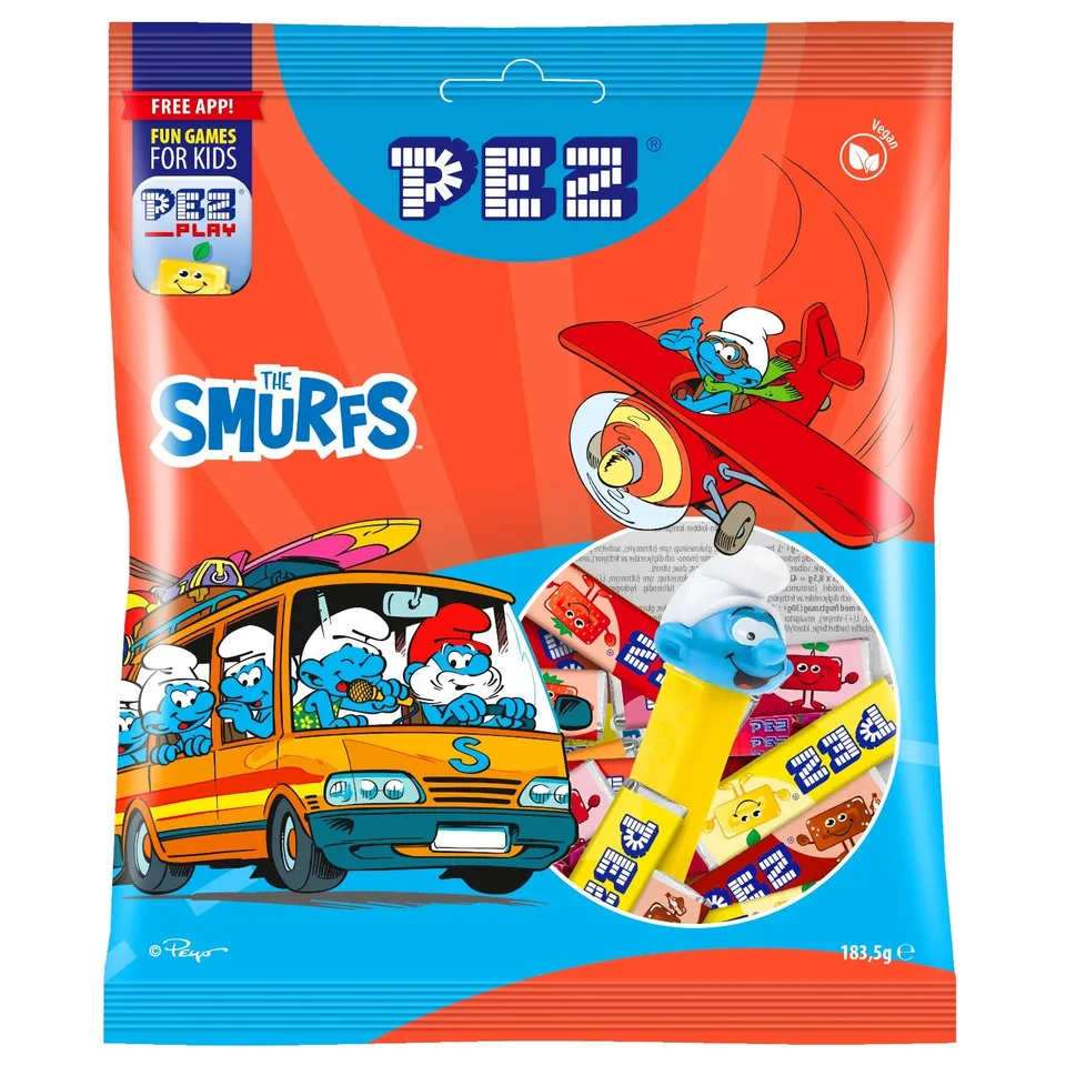 Pez Maxi Schtroumpf Sachet Bonbons Enfant