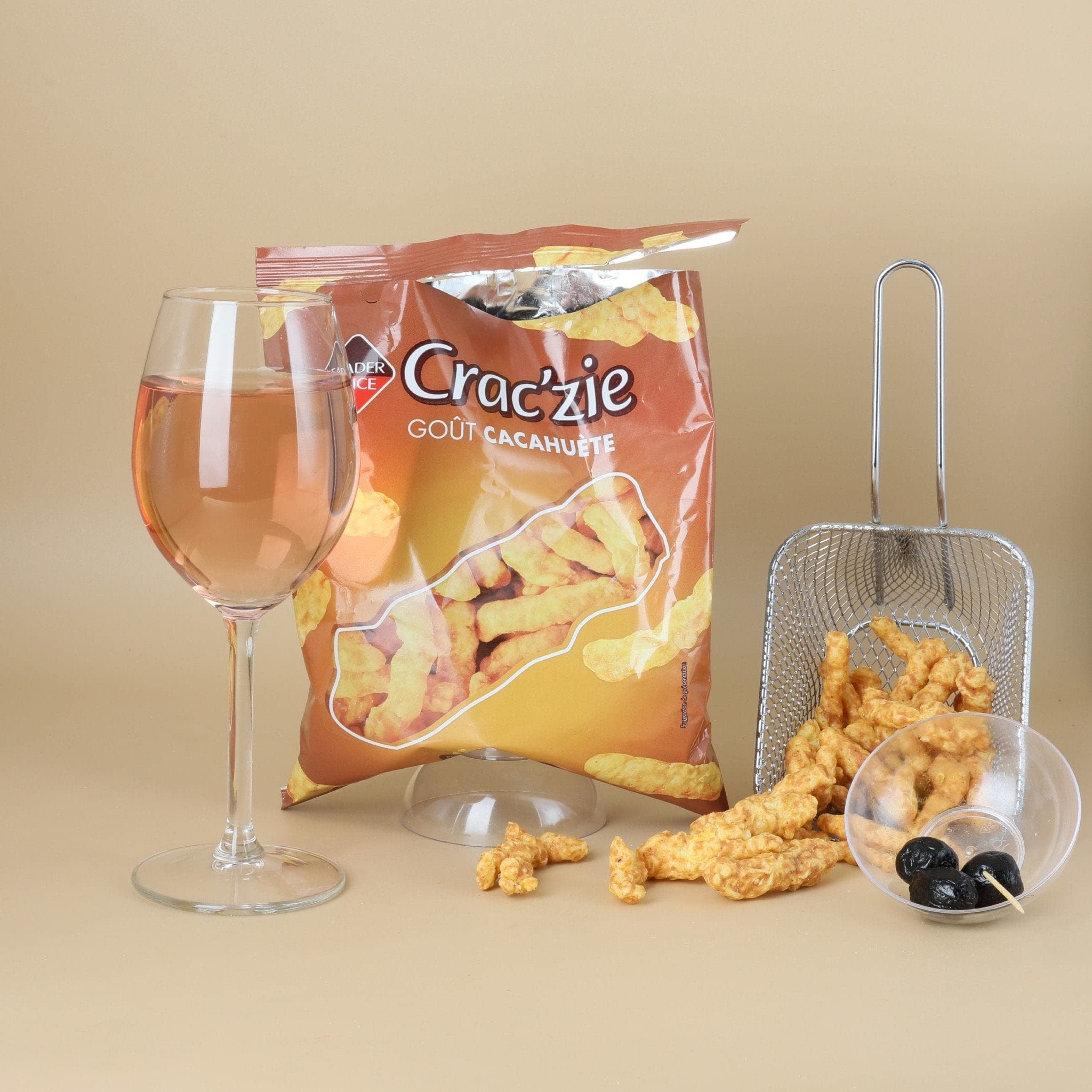 Leader Price Produits apéritifs Crac'zie cacahuète 90 g