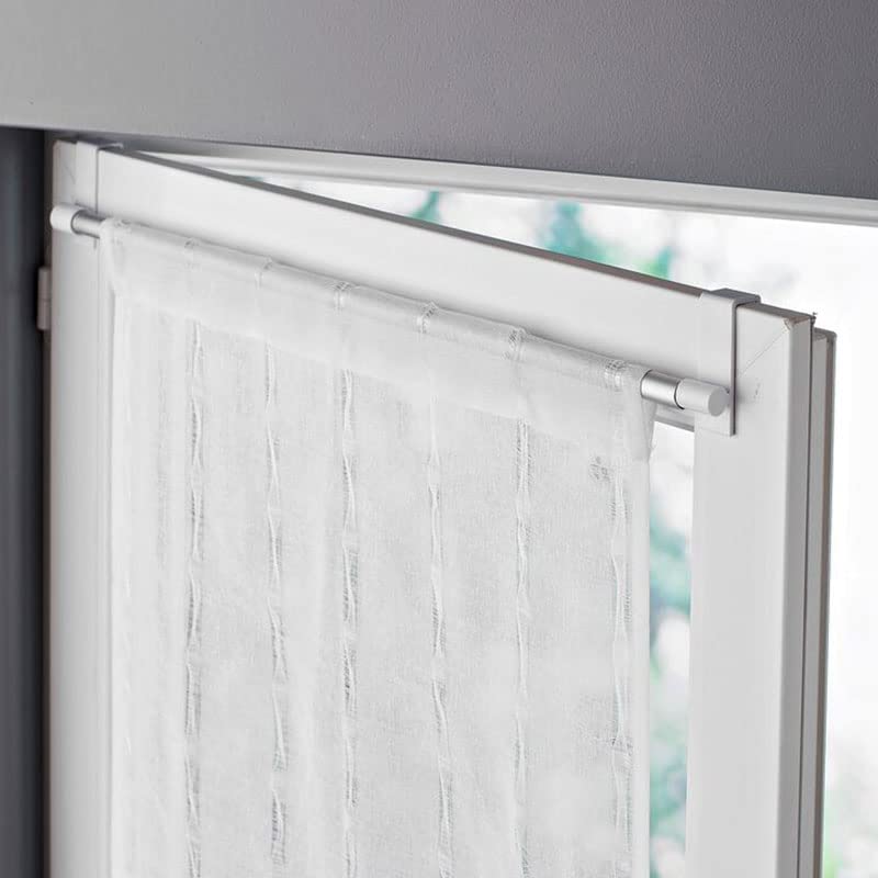Shop-Story Maison Curtain Rail Tringle Rideau Extensible 60-105 cm
