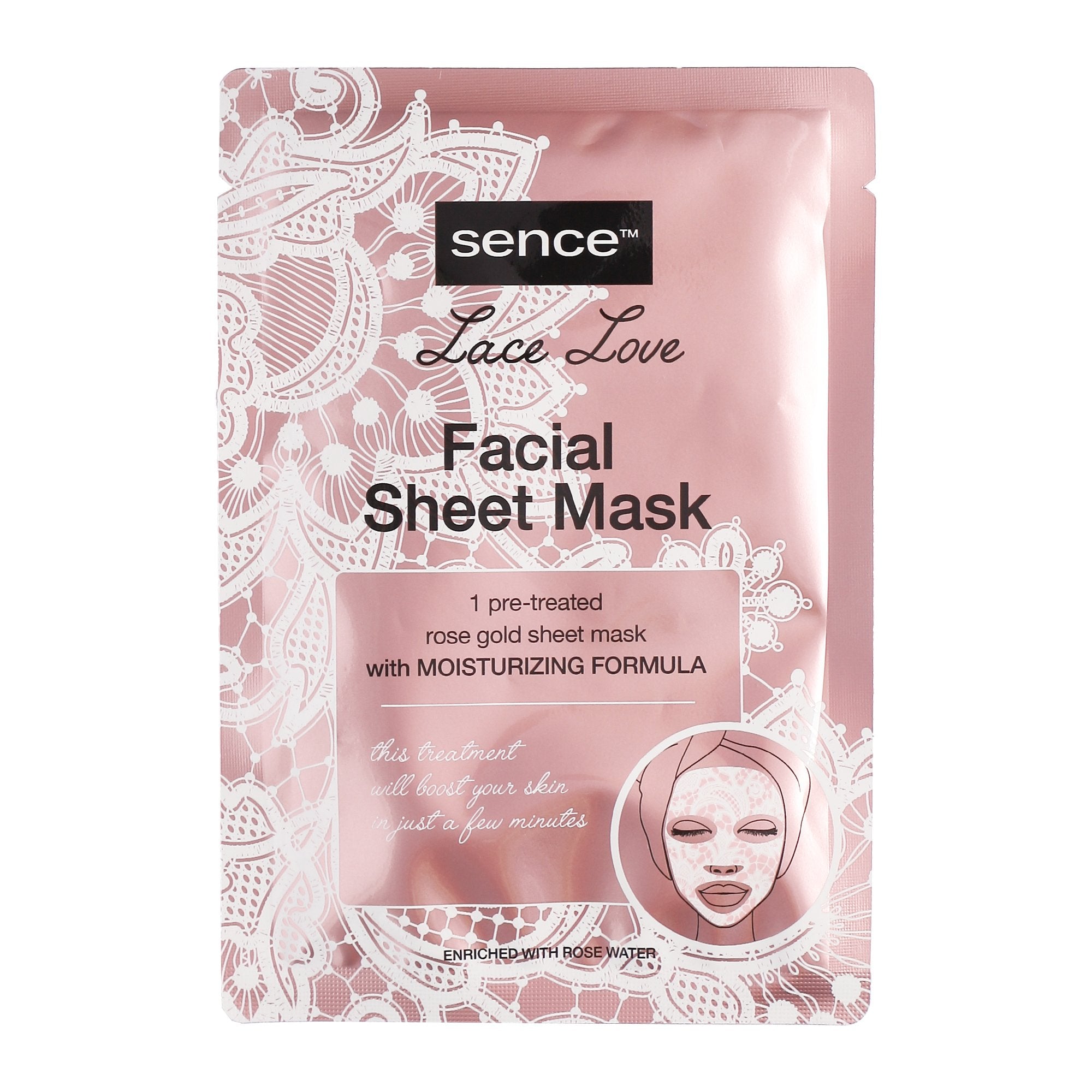 Sence coffret 4 masques visage hydratant yeux lèvres