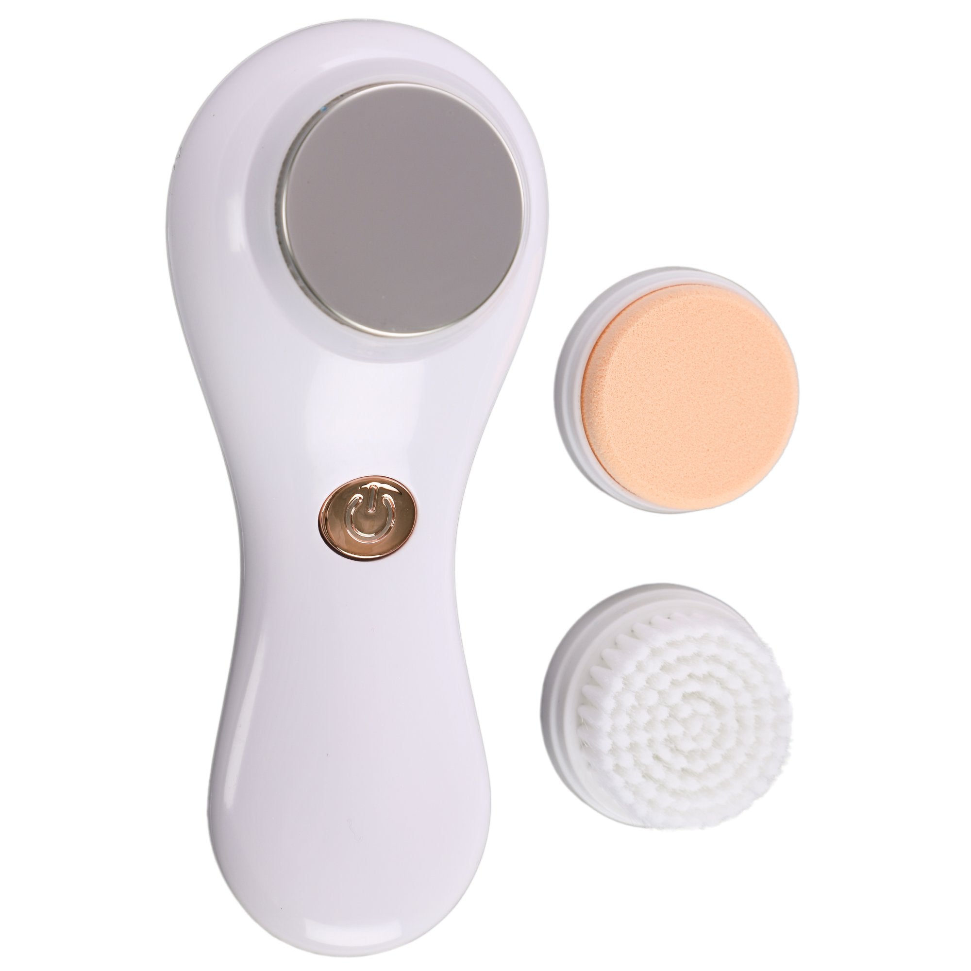 Brosse visage 3-en-1 nettoyante exfoliante grain de peau