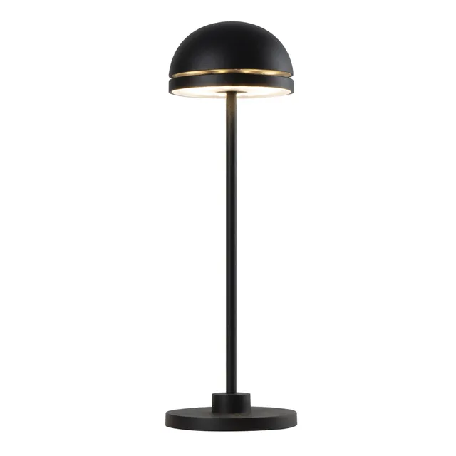 Red Deco Duplo Cup Black lampe sans fil noire H26cm tactile