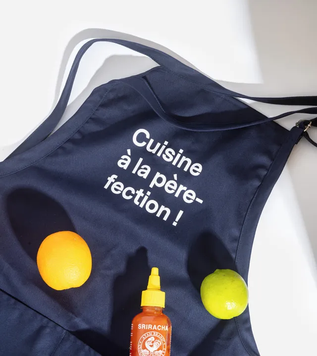 L'avant gardiste Tablier père-fection cuisine homme papa coton