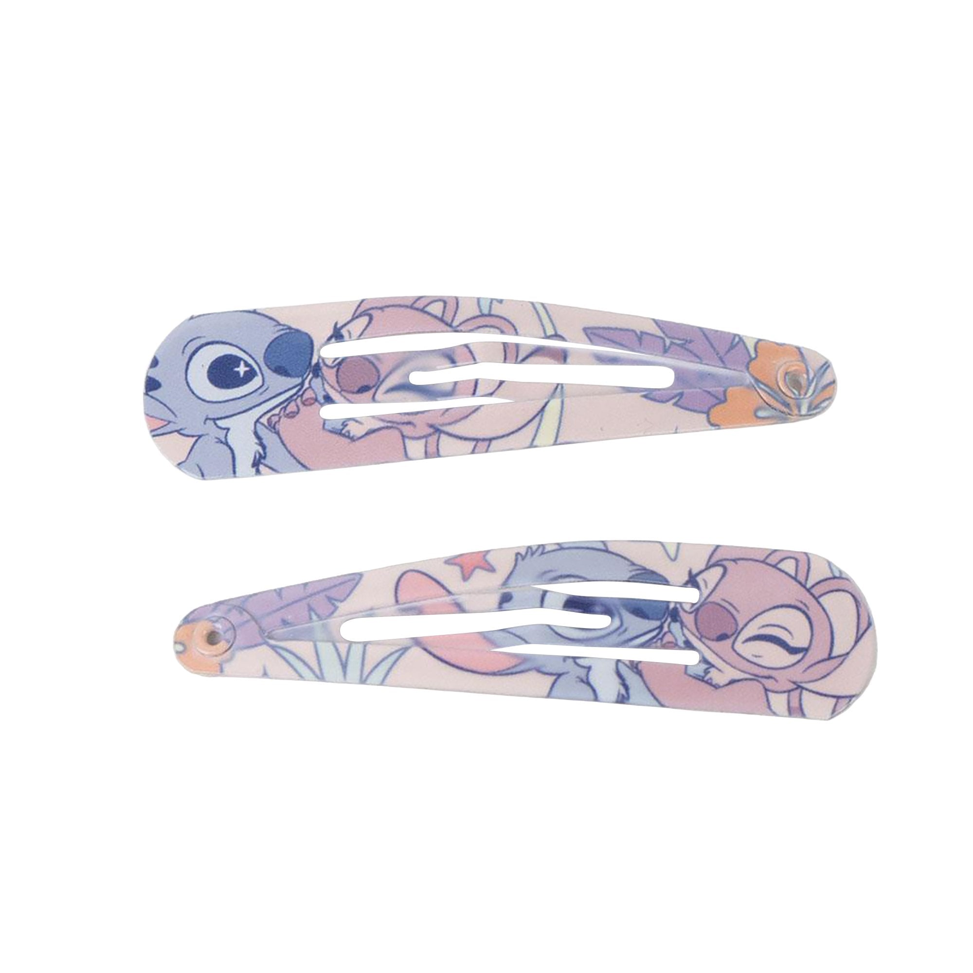 Stokomani 6 barrettes coeur pompon Lilo & Stitch cheveux