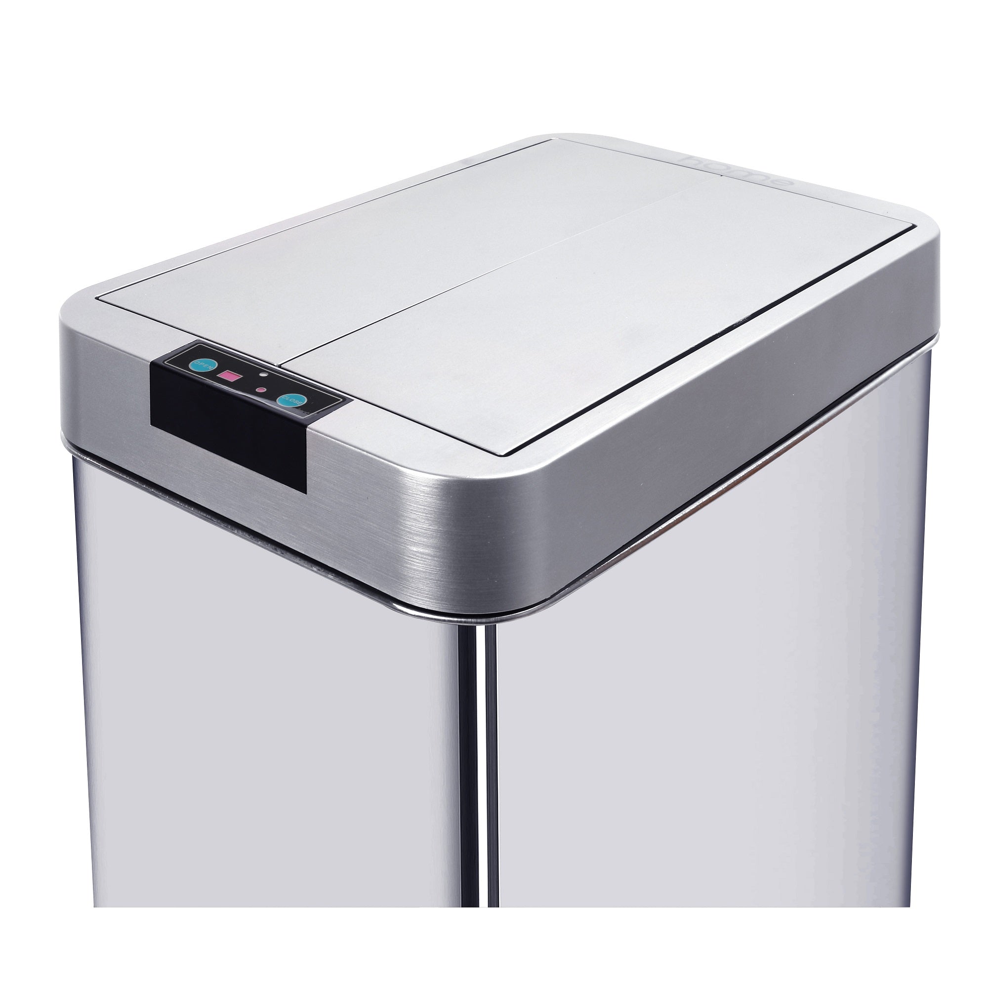 Red Deco Silverlake 60L poubelle automatique inox