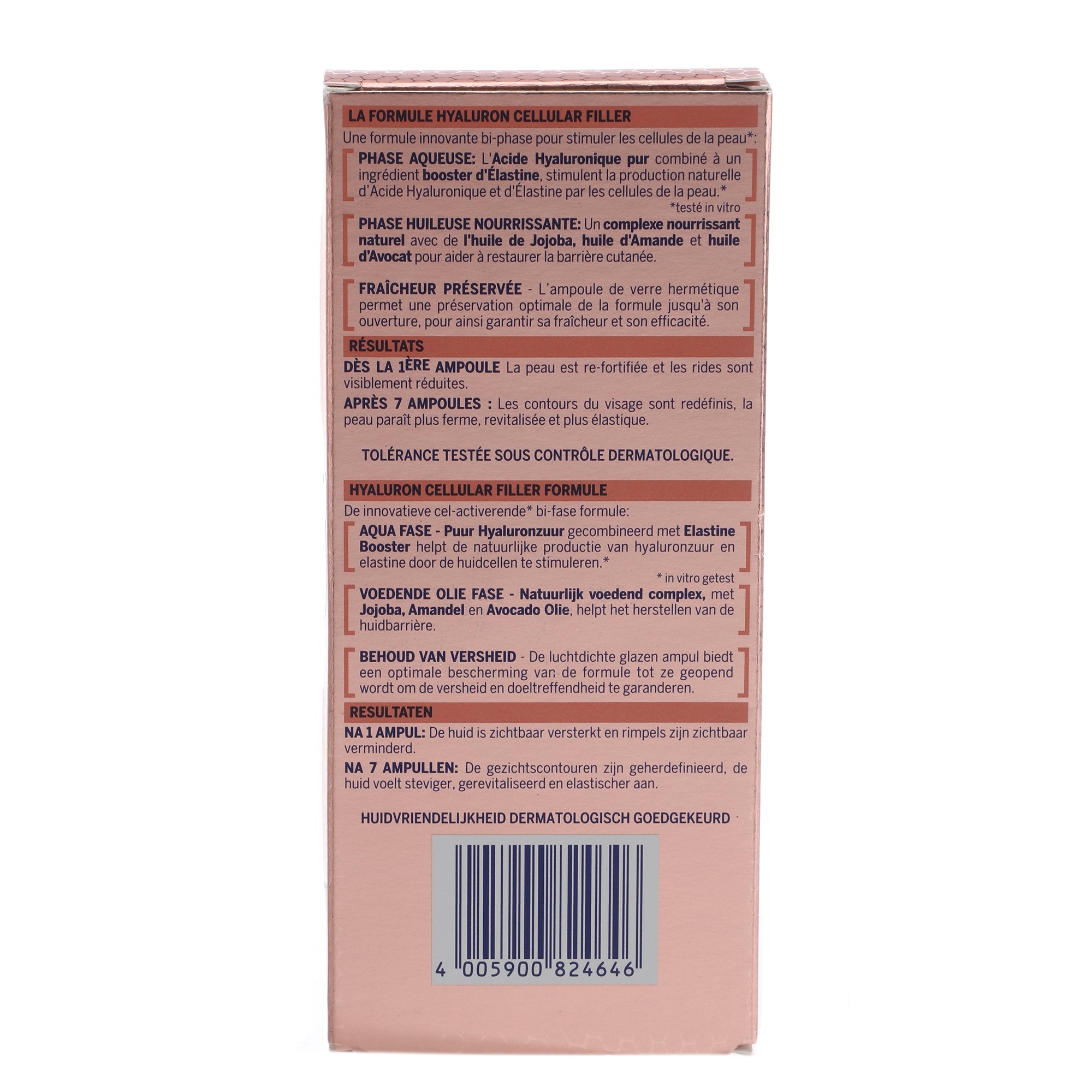 Stokomani Beauté 7 ampoules anti-rides acide hyaluronique soin visage
