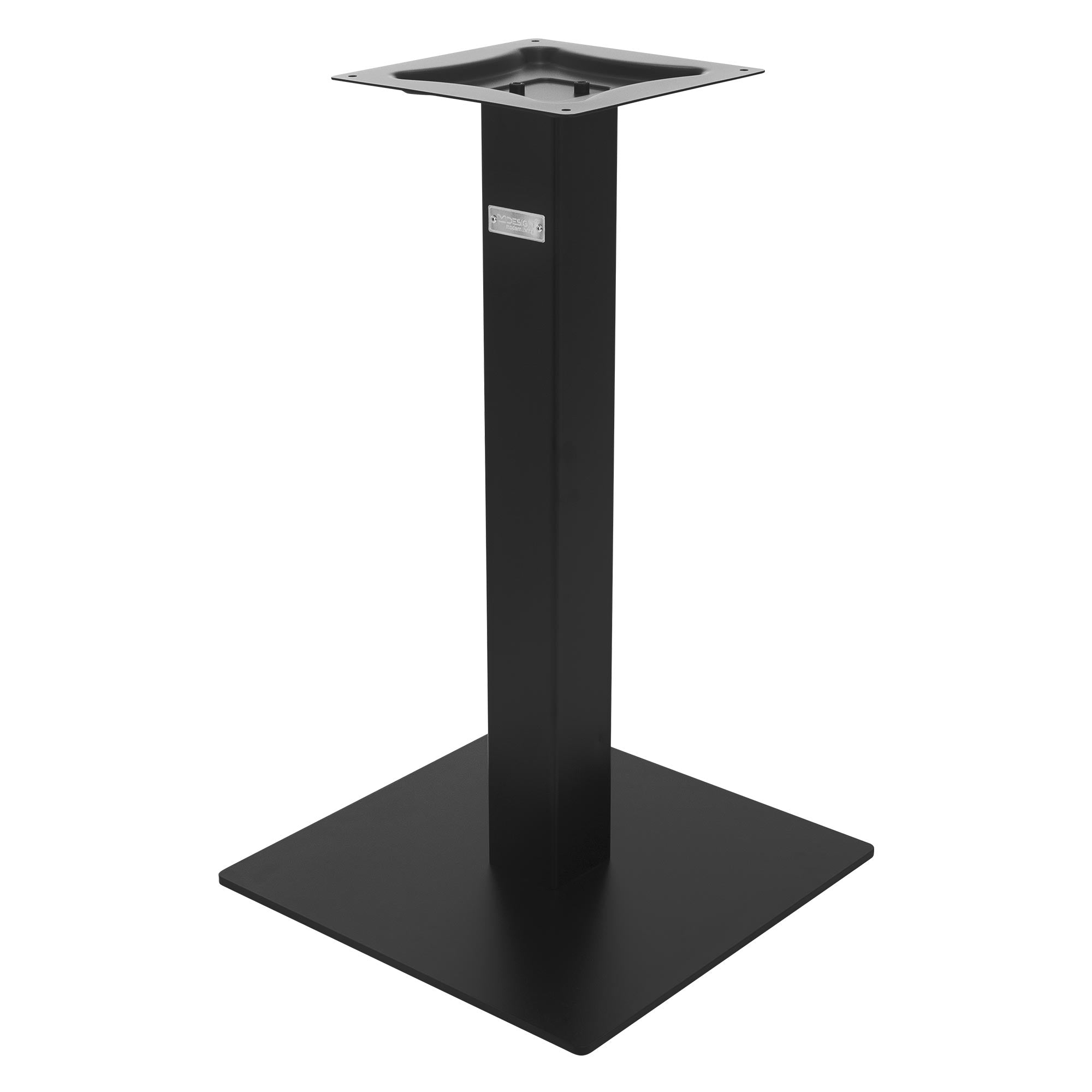 ML-Design piètement table double acier noir 72cm
