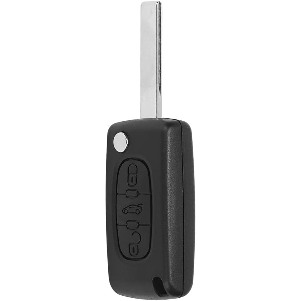 Shop-Story RA7949906 coque clé rabattable 3 boutons Peugeot Citroën