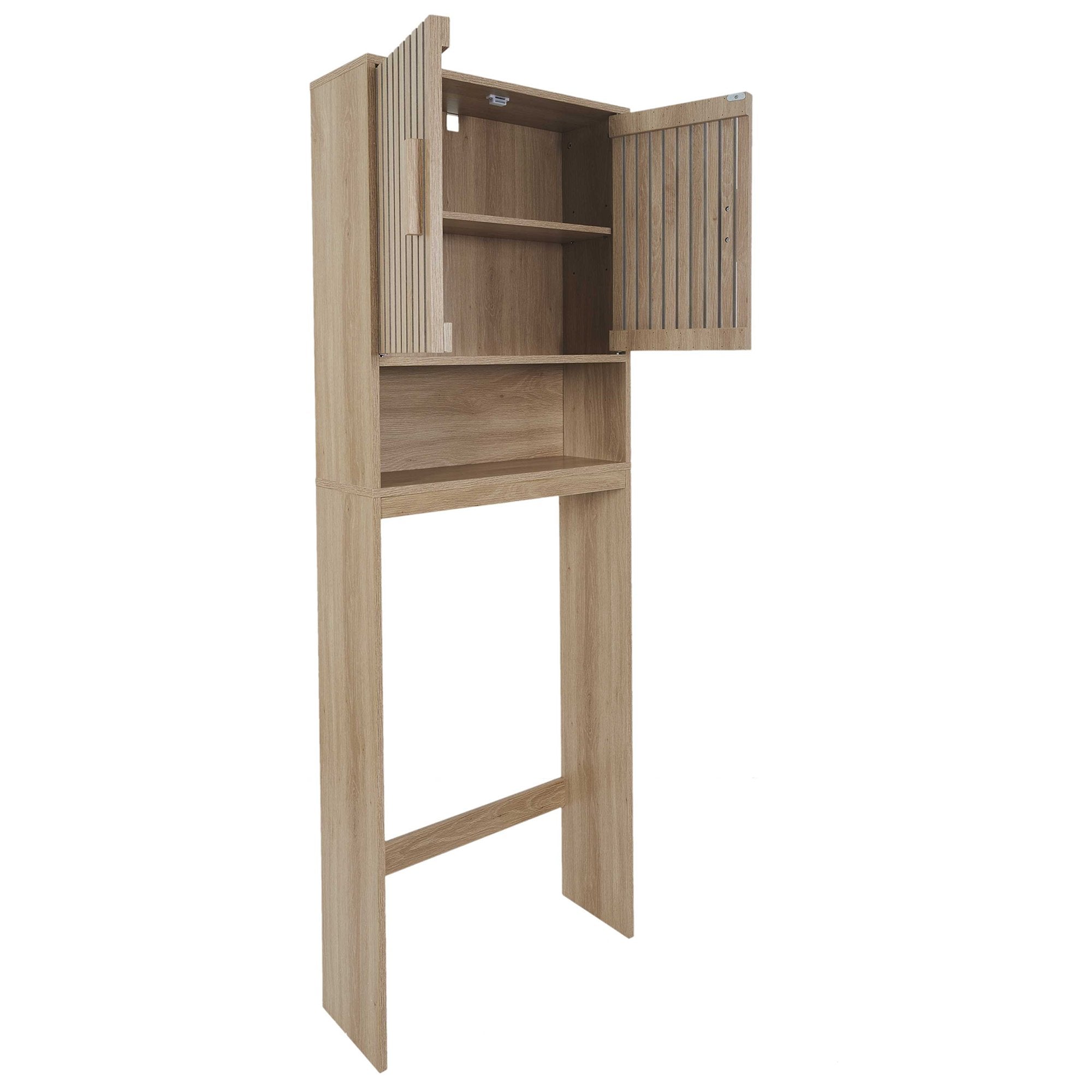 Stokomani Maison Meuble dessus WC Klaus bois étagère 60x20x166