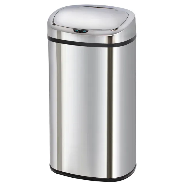 Red Deco Majestic 68L poubelle automatique inox