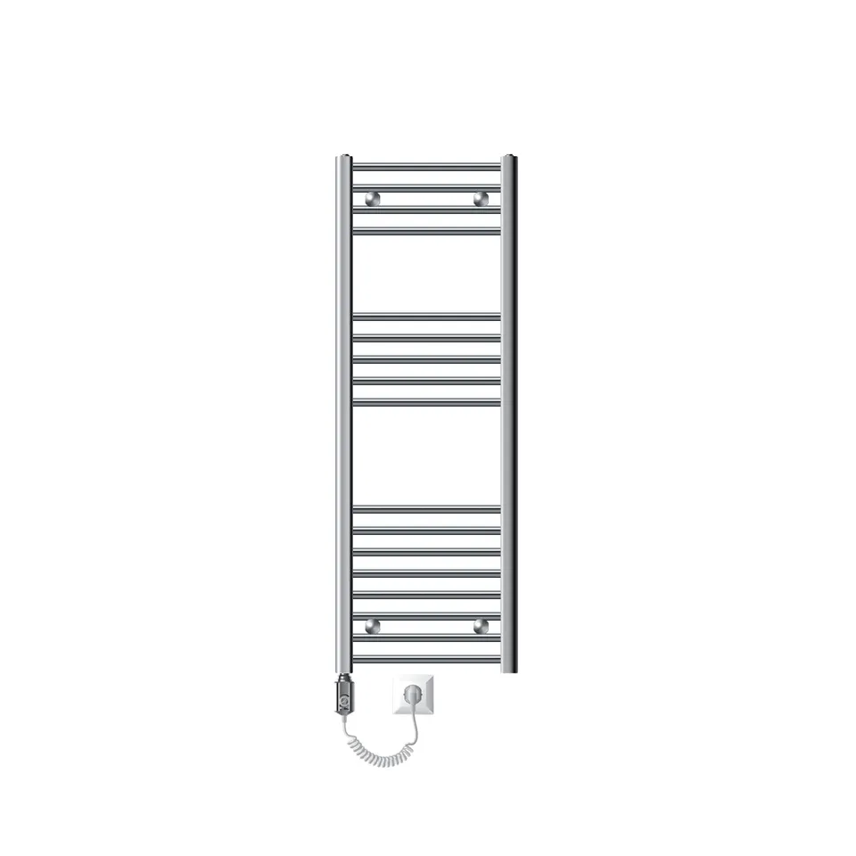 ECD LuxeBath radiateur électrique 400x1200 chrome 900W cintré
