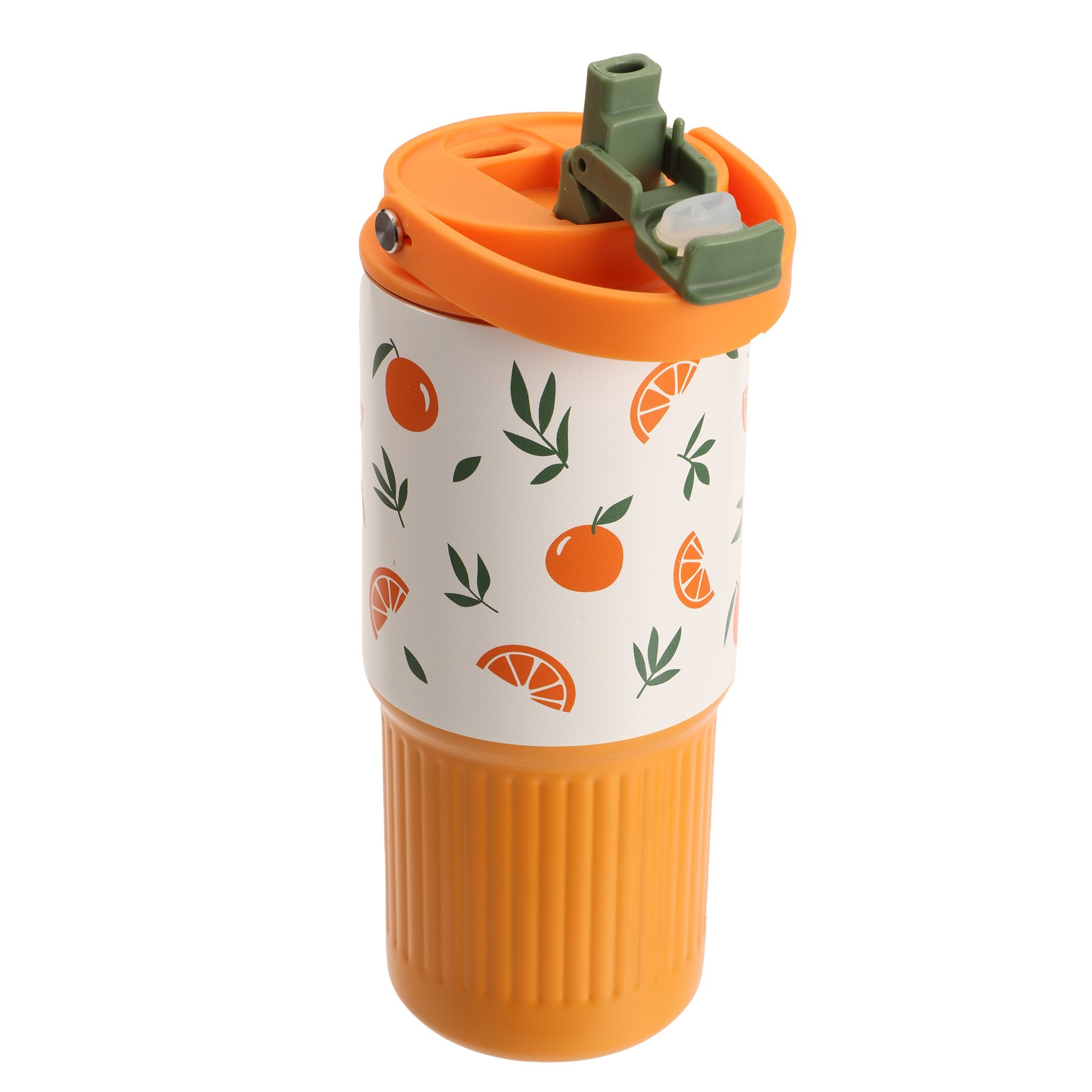 Mug transport inox fruits 750 ml orange Fruity