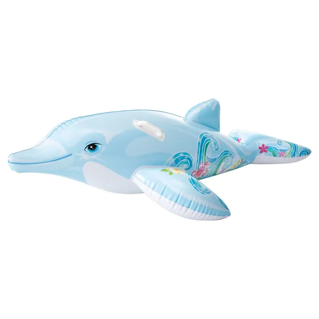 Intex Bouée dauphin gonflable 175 cm piscine plage