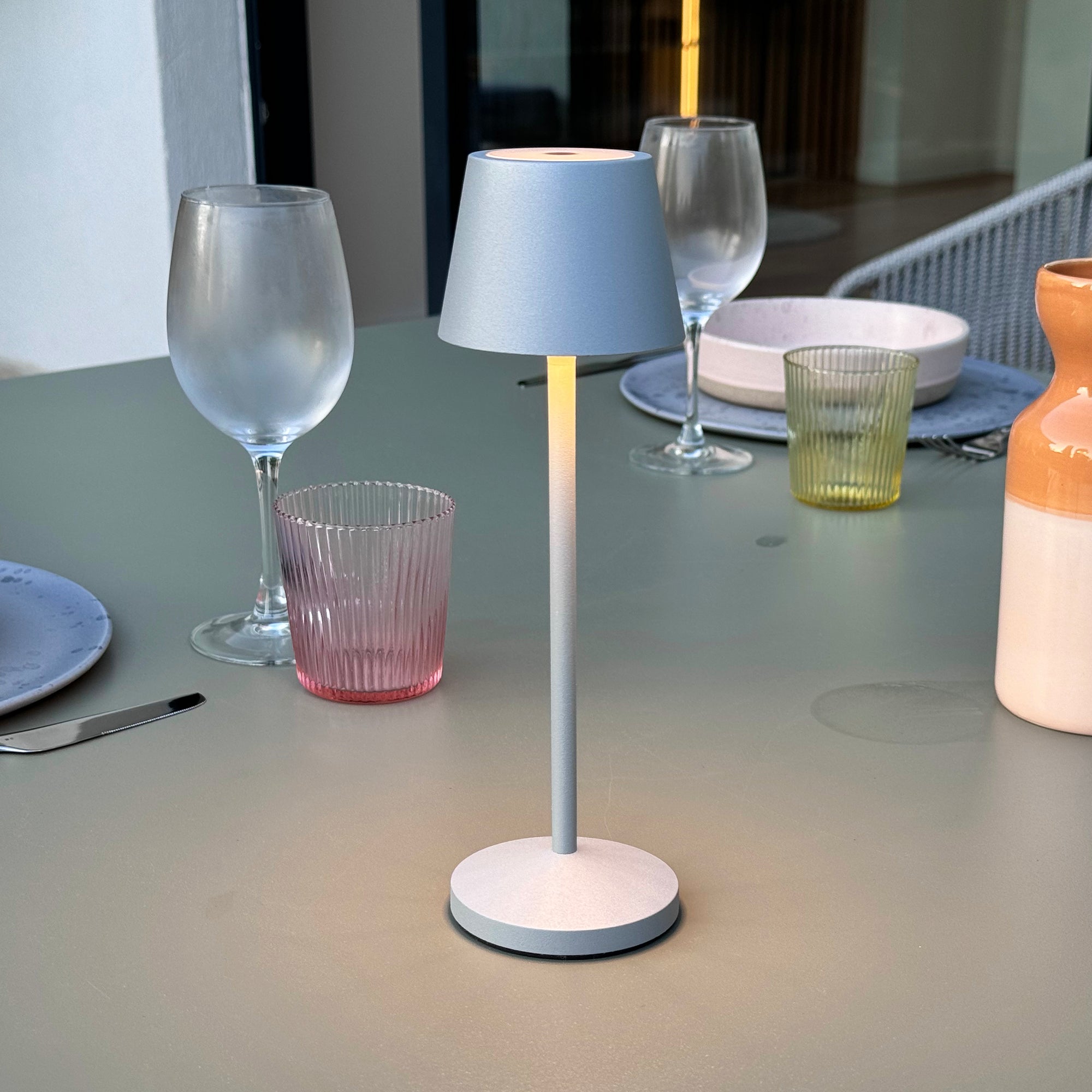 Red Deco Emily lampe sans fil gris LED 25cm IP65