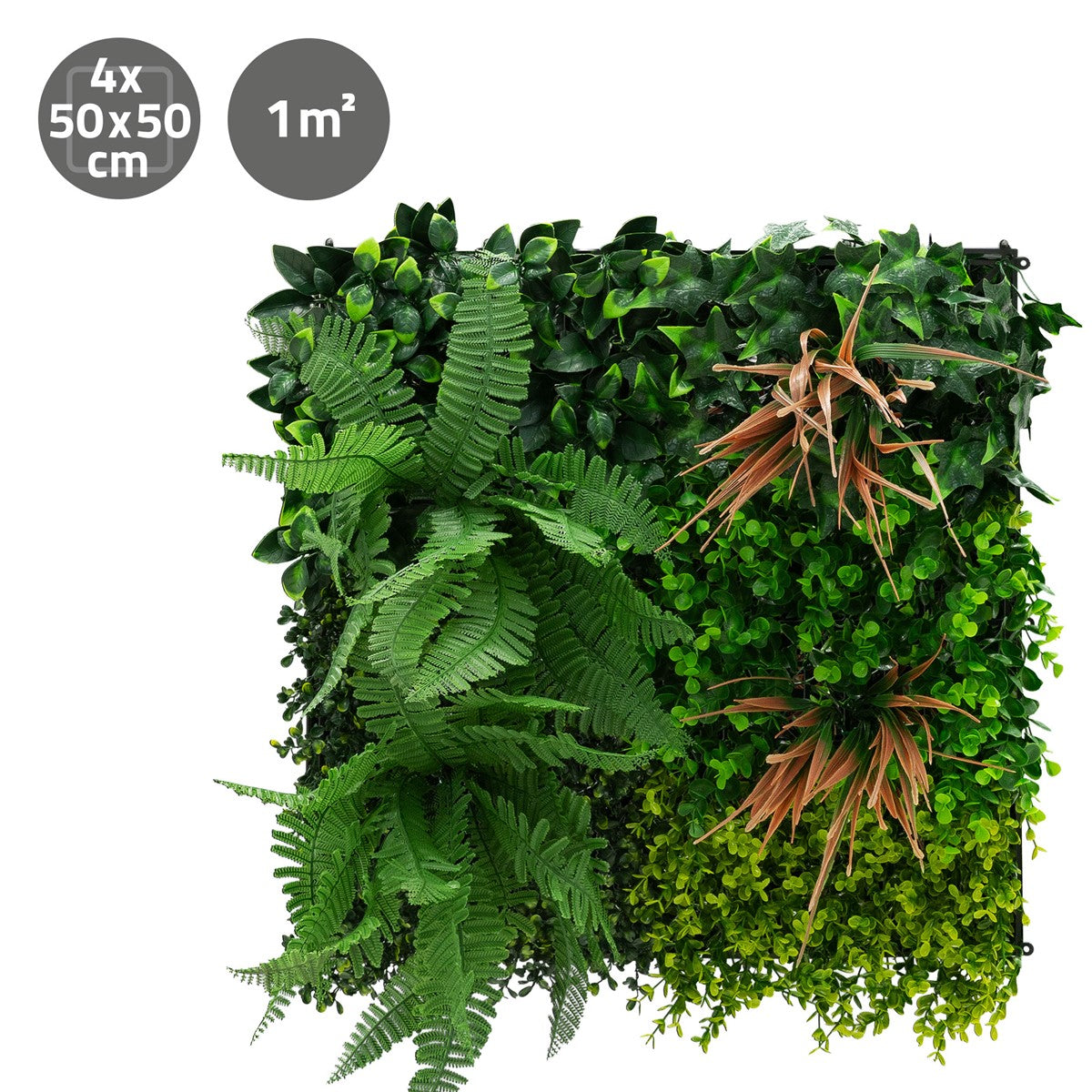 ECD Germany Haus & Wohnen Mur végétal artificiel tropical lot 4