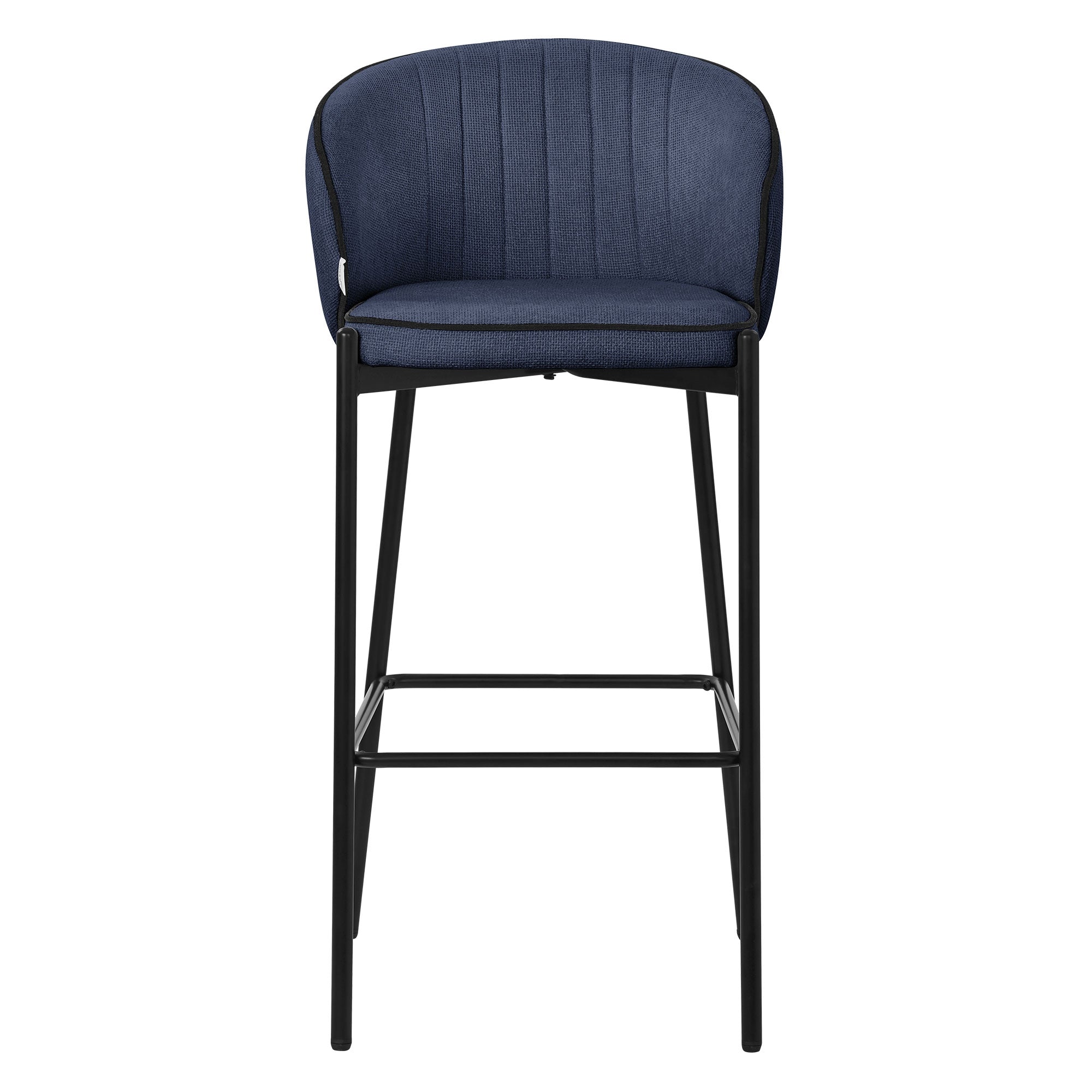ECD Germany ML-Design tabouret de bar bleu foncé lot de 2