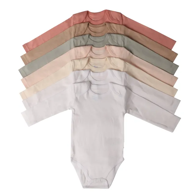 Stokomani Lot 7 bodies américains bébé rose coton