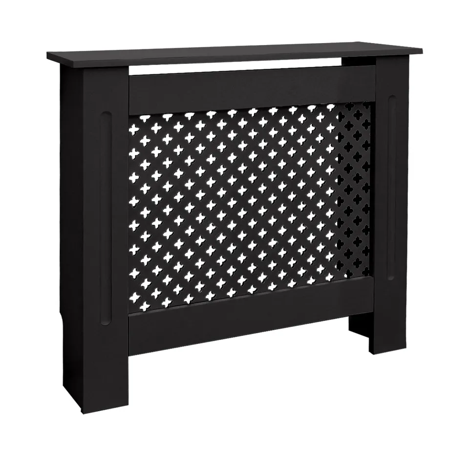ECD Germany Heizungen Cache Radiateur MDF Noir 78x19x82 cm