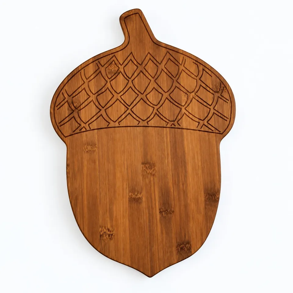 Cook Keen planche à découper bambou motif châtaigne cuisine