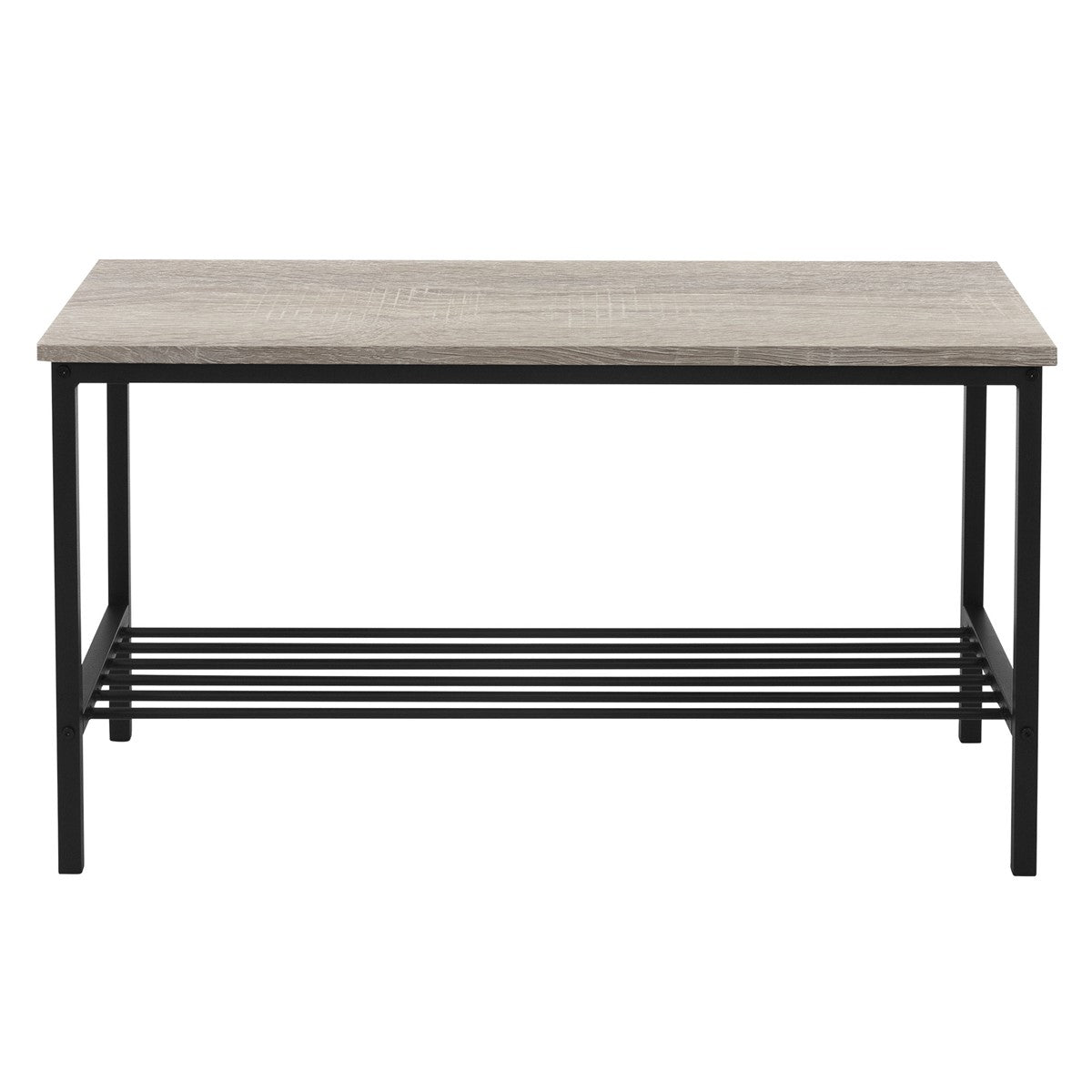 ECD Germany ensemble salle à manger 4 pièces chêne gris table banc