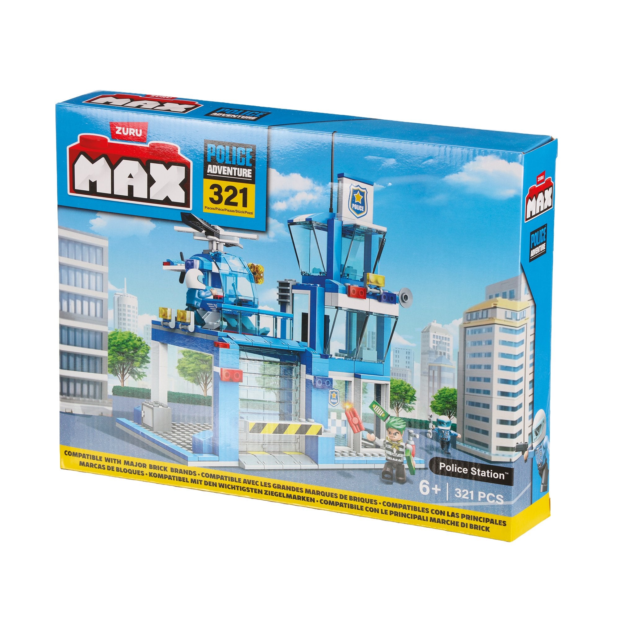 Max station de police jeu de construction 321 briques