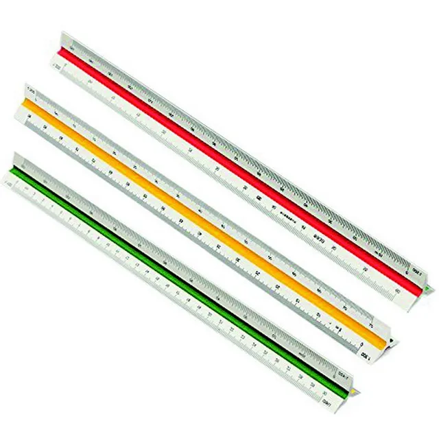 Safe Tool Fournitures de bureau kutch triangulaire 6 échelles