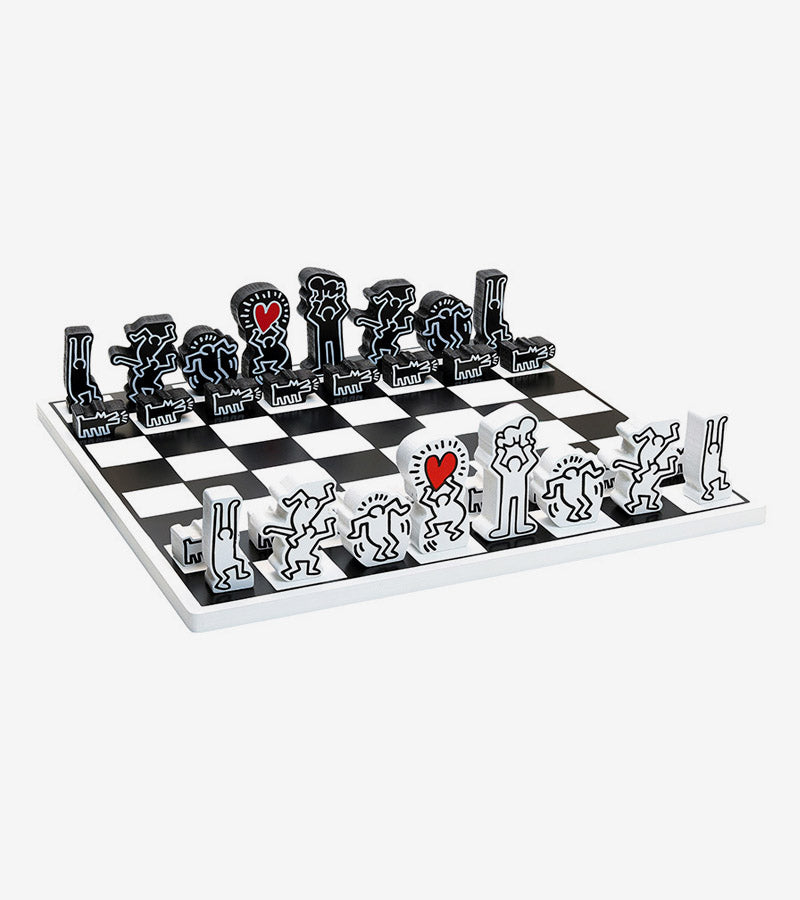 L'avant gardiste Jeu d'échecs Keith Haring pop-art