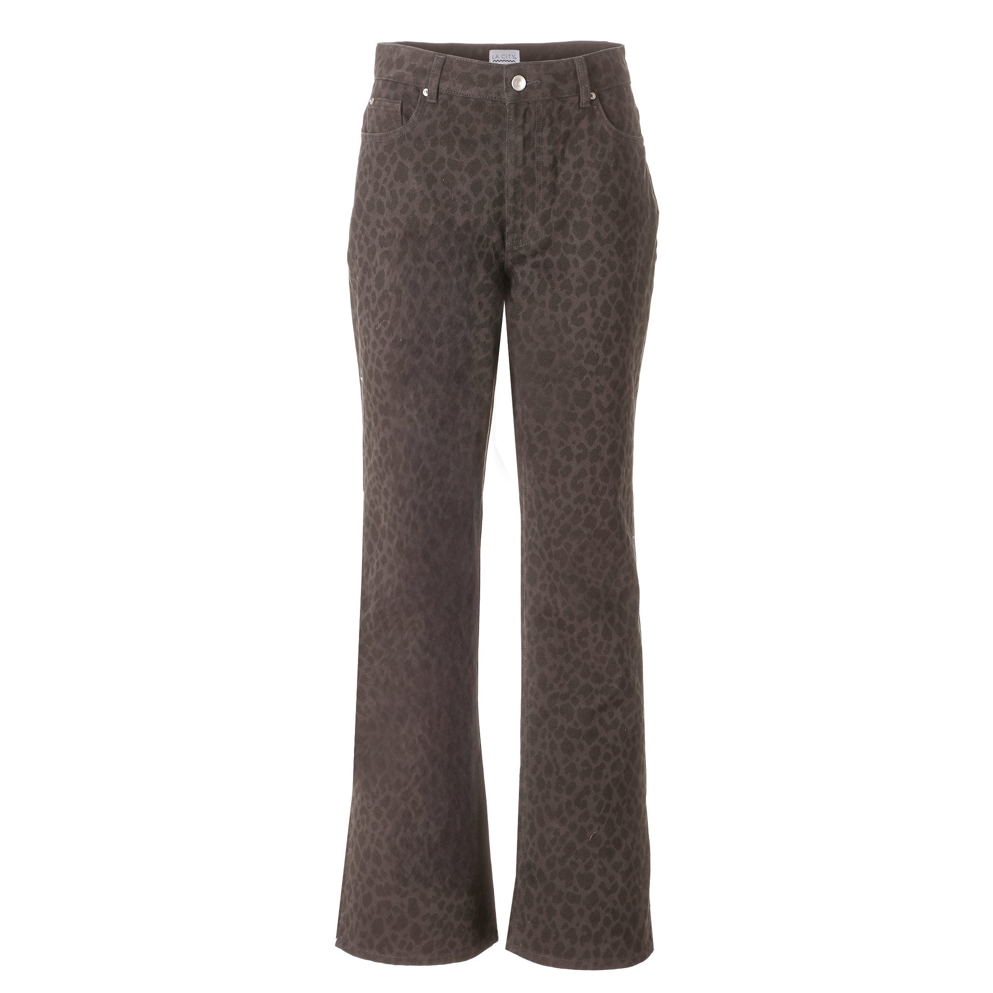 Stokomani Mode jean flare gris foncé femme