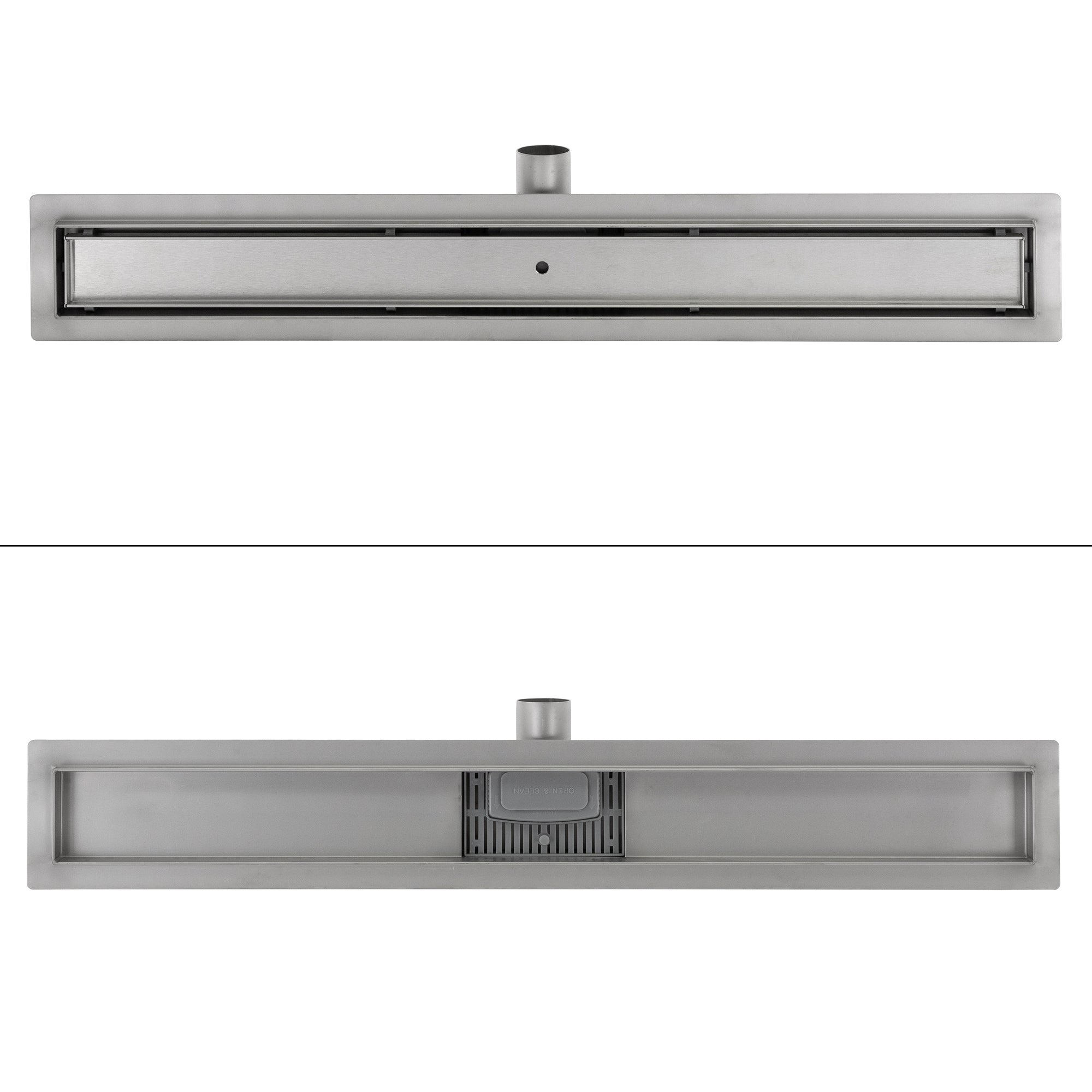 ECD Germany ML-Design caniveau douche inox 70 cm à carreler