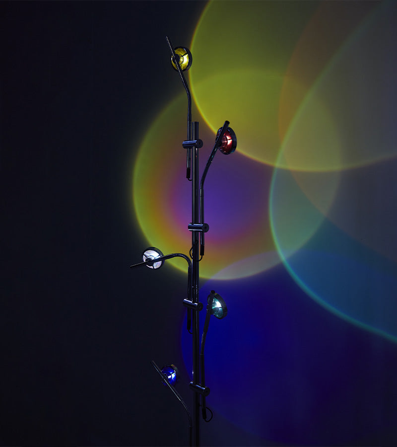L'avant gardiste Déco lumineuse Lampadaire coucher de soleil 5 spots