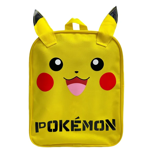 Pokémon sac à dos Pikachu oreilles 3D jaune enfant