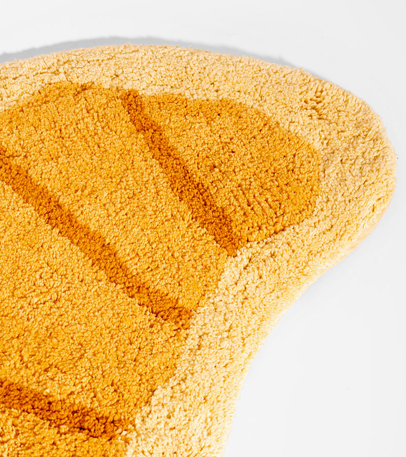 L'avant gardiste croissant tapis déco cuisine moelleux