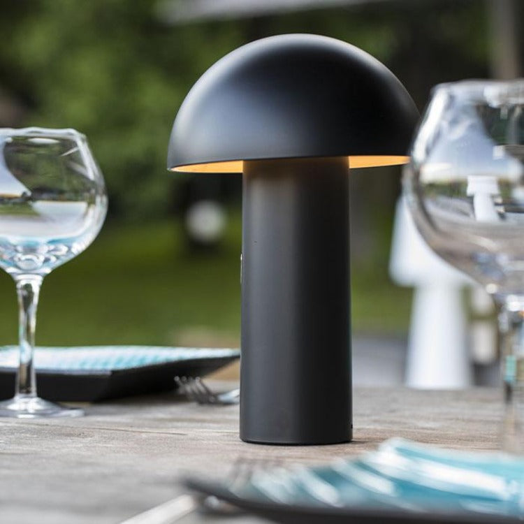 Red Deco Tod Black lampe sans fil LED blanc chaud H28cm