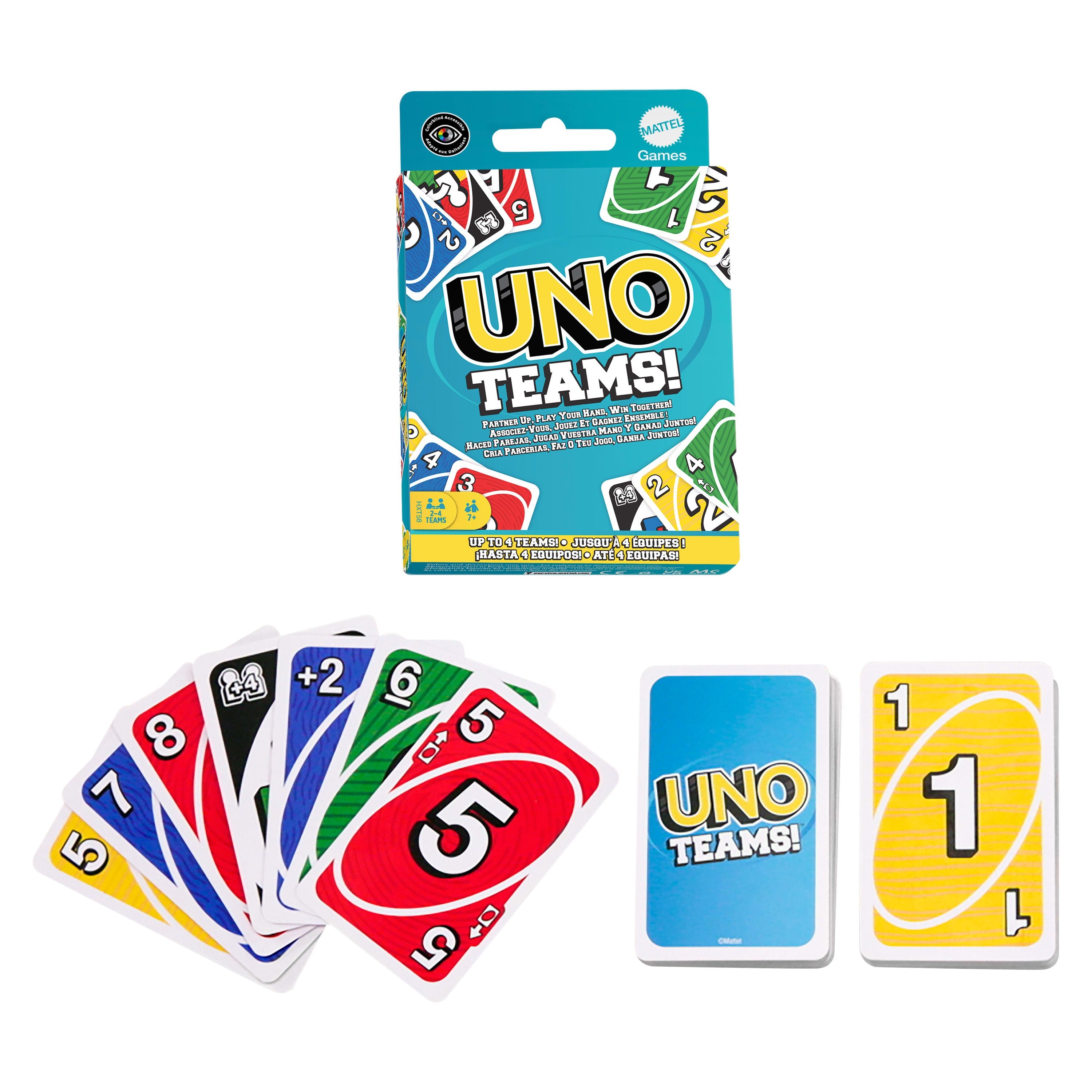 UNO Teams jeu de cartes équipe coopératif