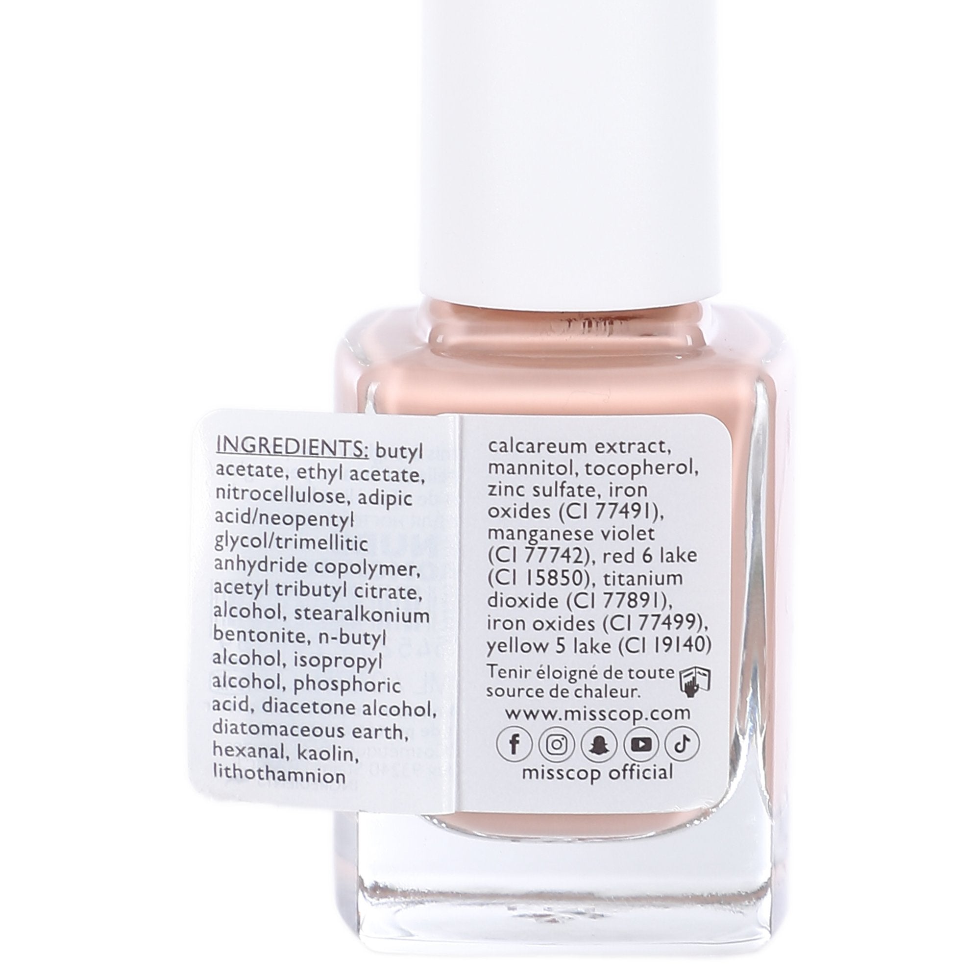 Miss Cop Vernis à ongle nude nacré laque